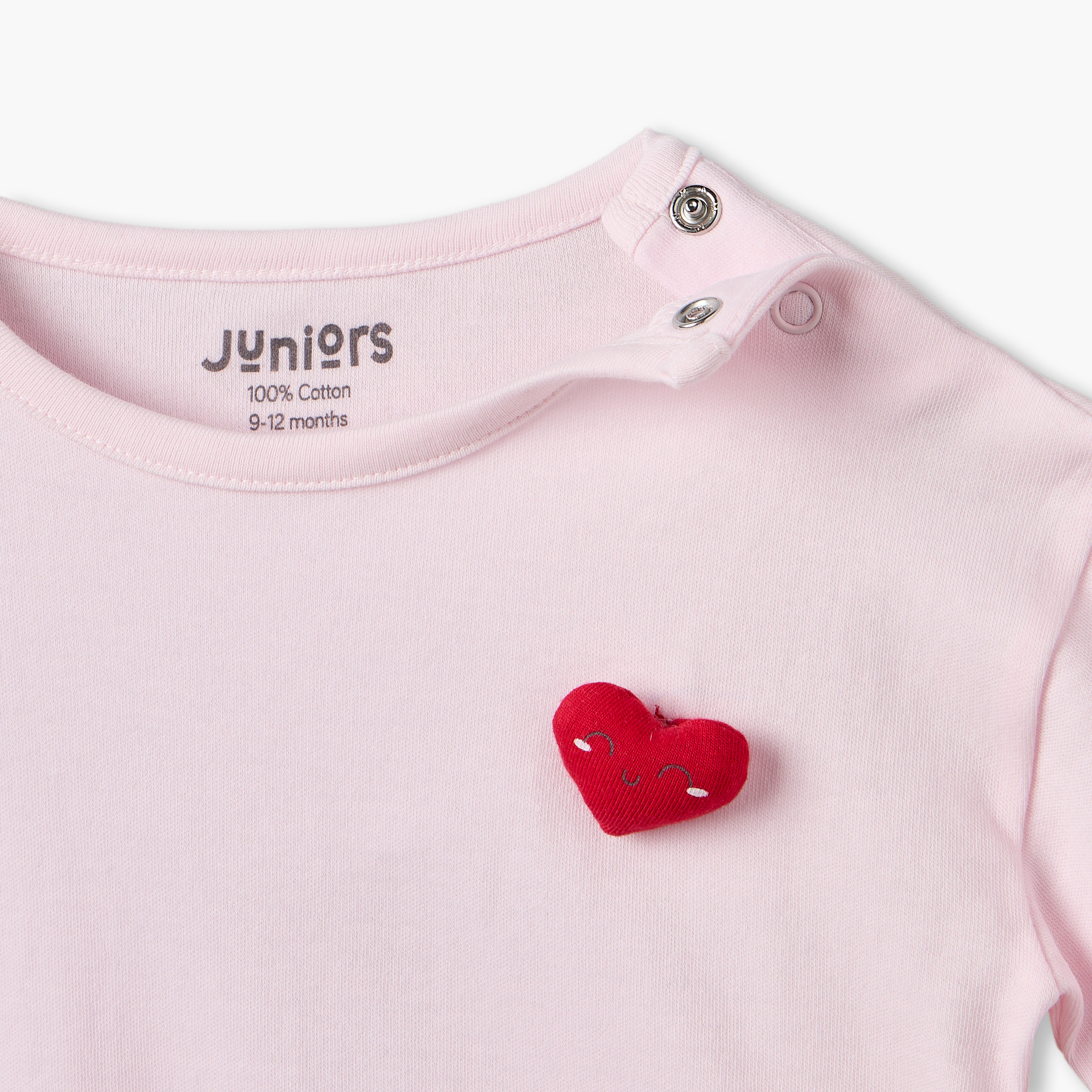 طقم شورت قطن بياقة ضيقة وأكمام قصيرة بطبعات من جونيورز-baby-girls-clothing-nightwear-pyjamasets-image-7