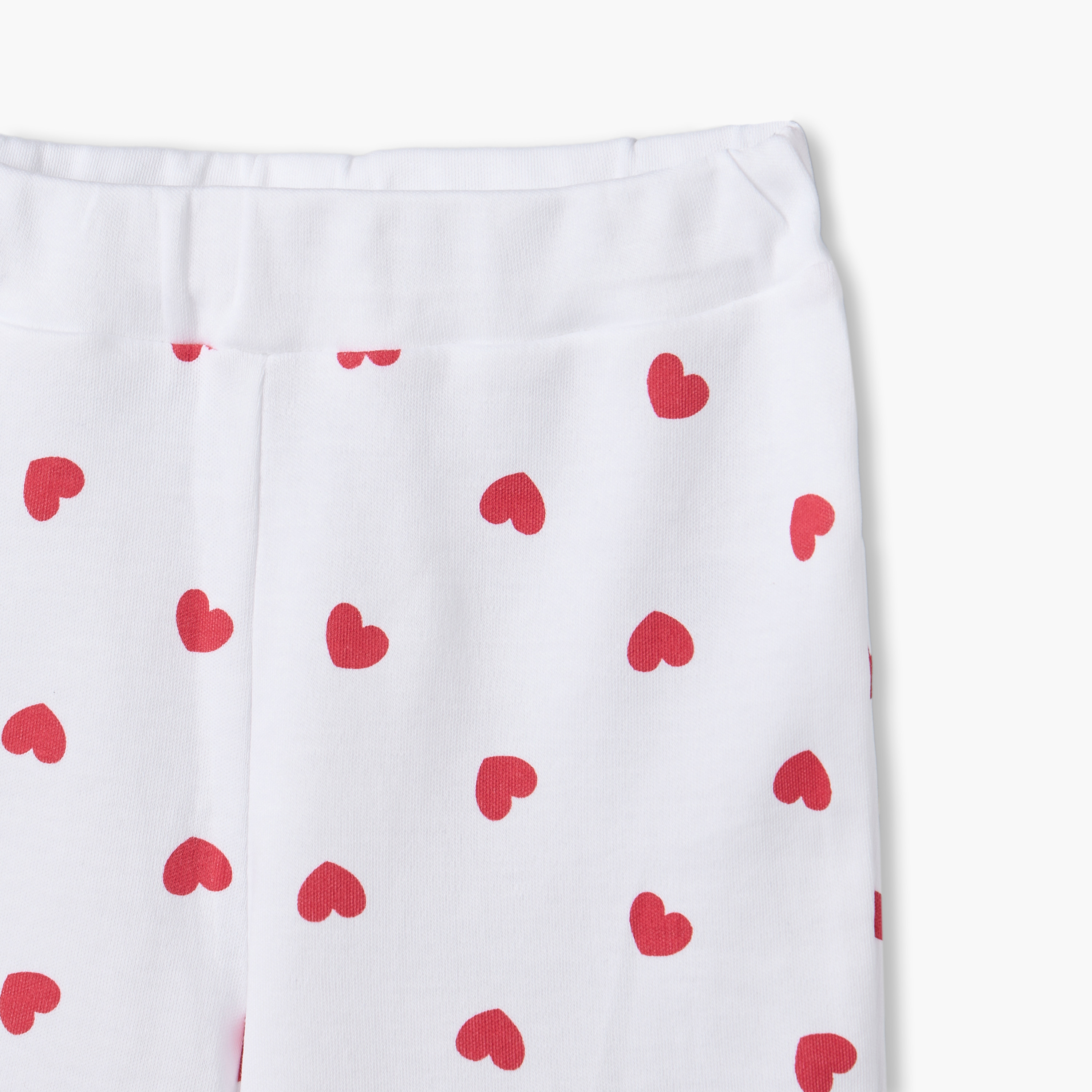 طقم شورت قطن بياقة ضيقة وأكمام قصيرة بطبعات من جونيورز-baby-girls-clothing-nightwear-pyjamasets-image-8