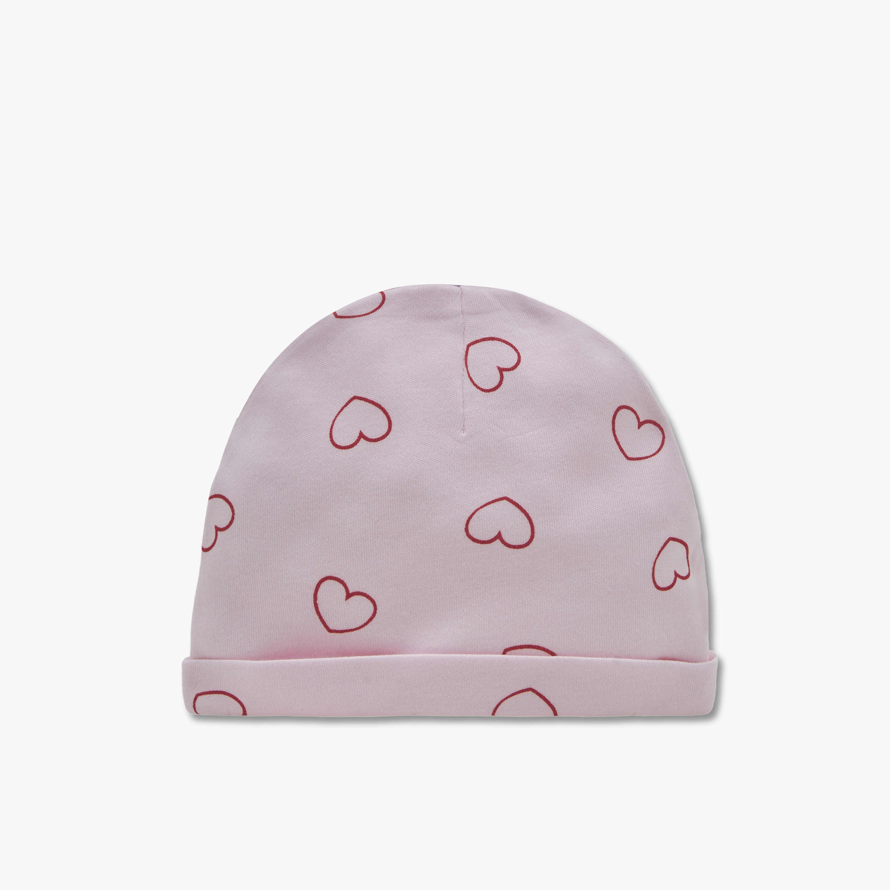 Juniors Cap with Heart Print-baby-girls-accessories-caps-image-2