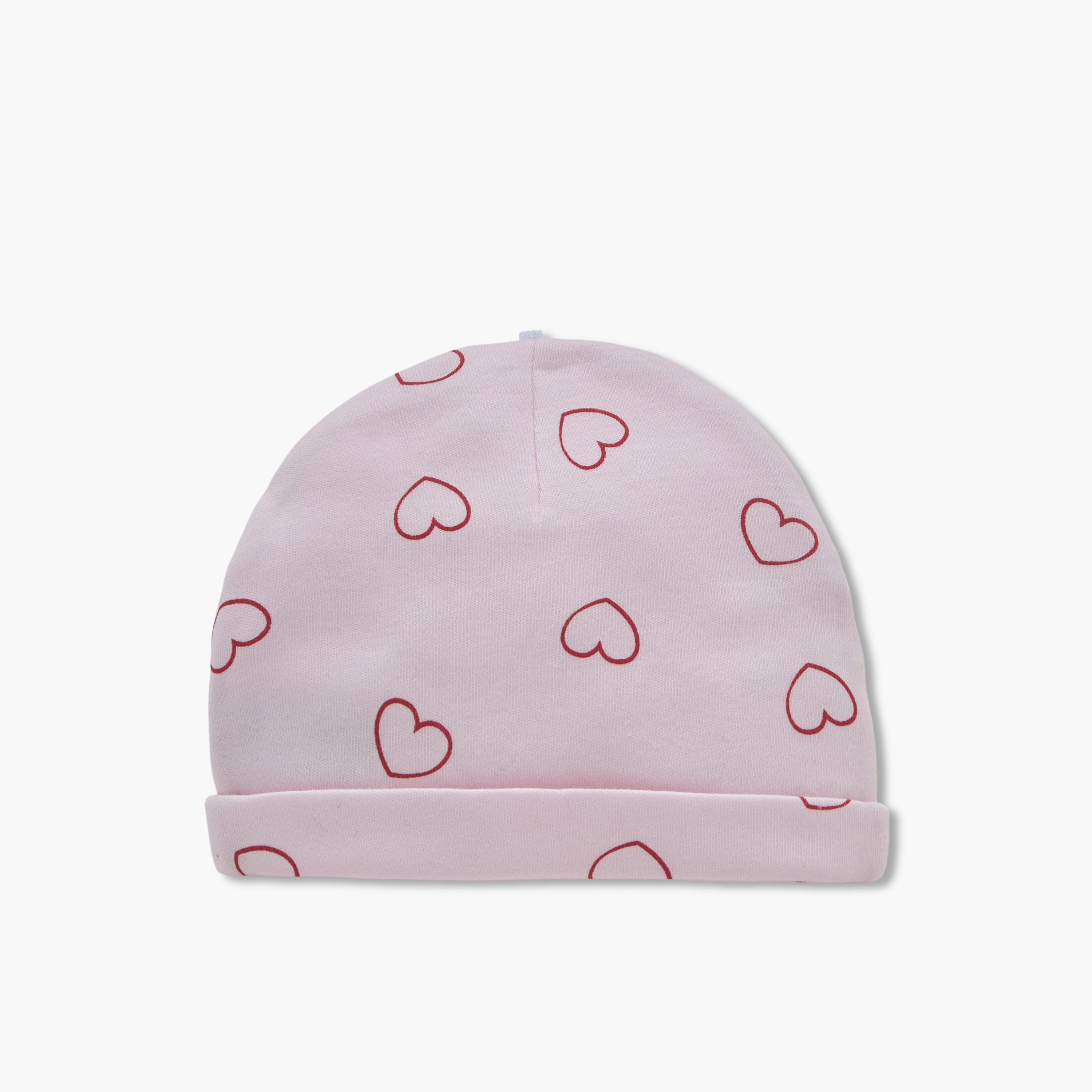 Juniors Cap with Heart Print-baby-girls-accessories-caps-image-3