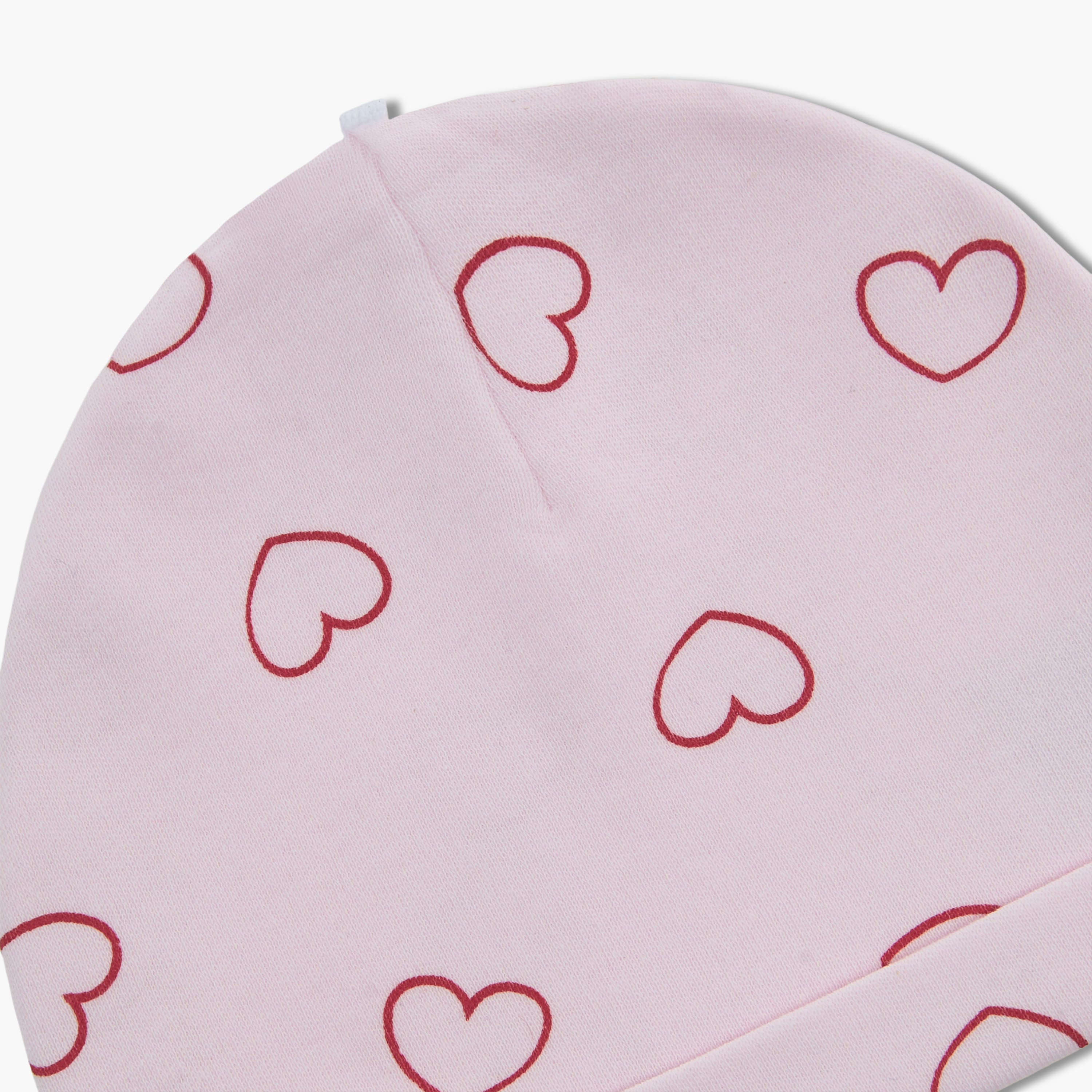 Juniors Cap with Heart Print-baby-girls-accessories-caps-image-5