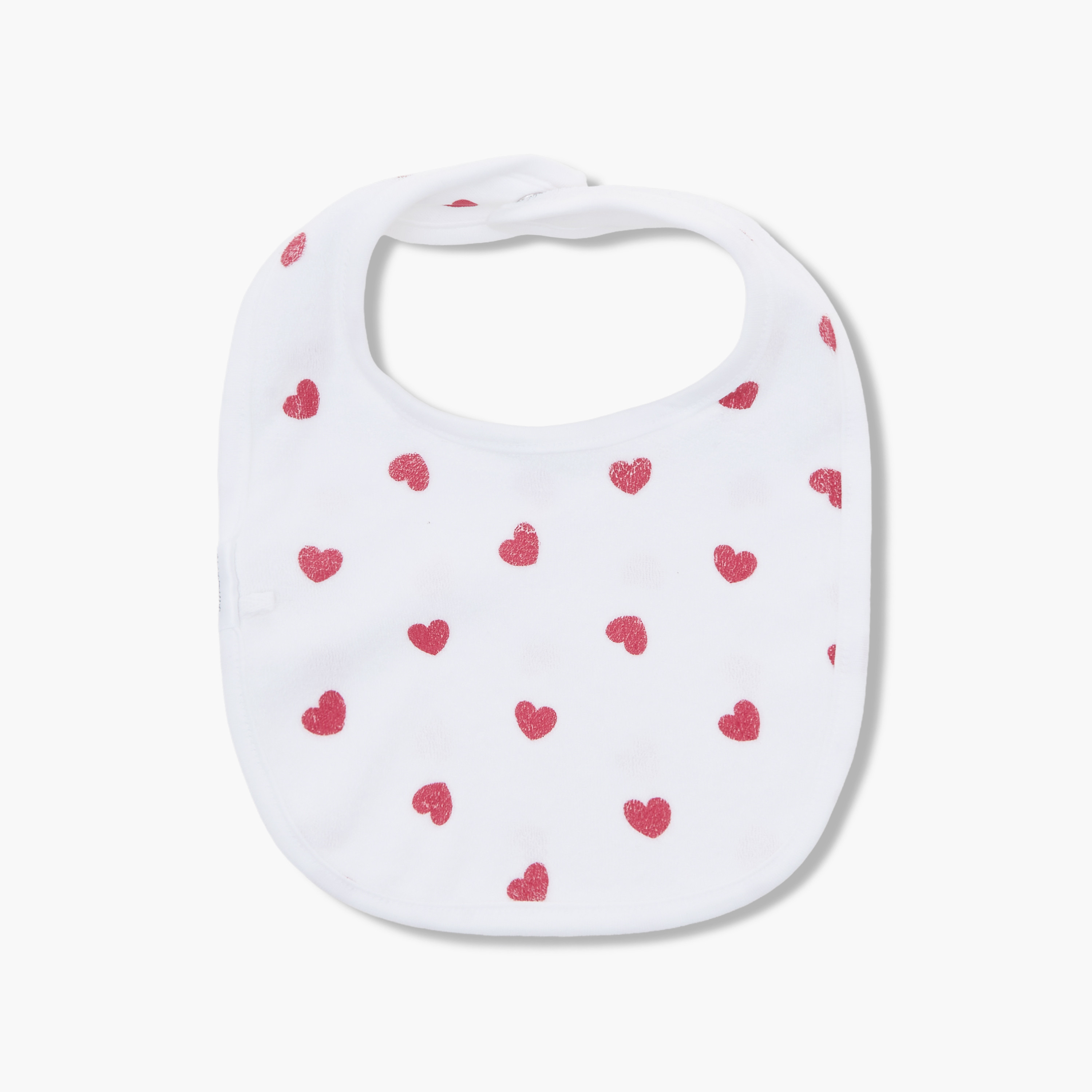 مريلة أطفال بطبعات قلوب من جونيورز-baby-feeding-bibs-image-2
