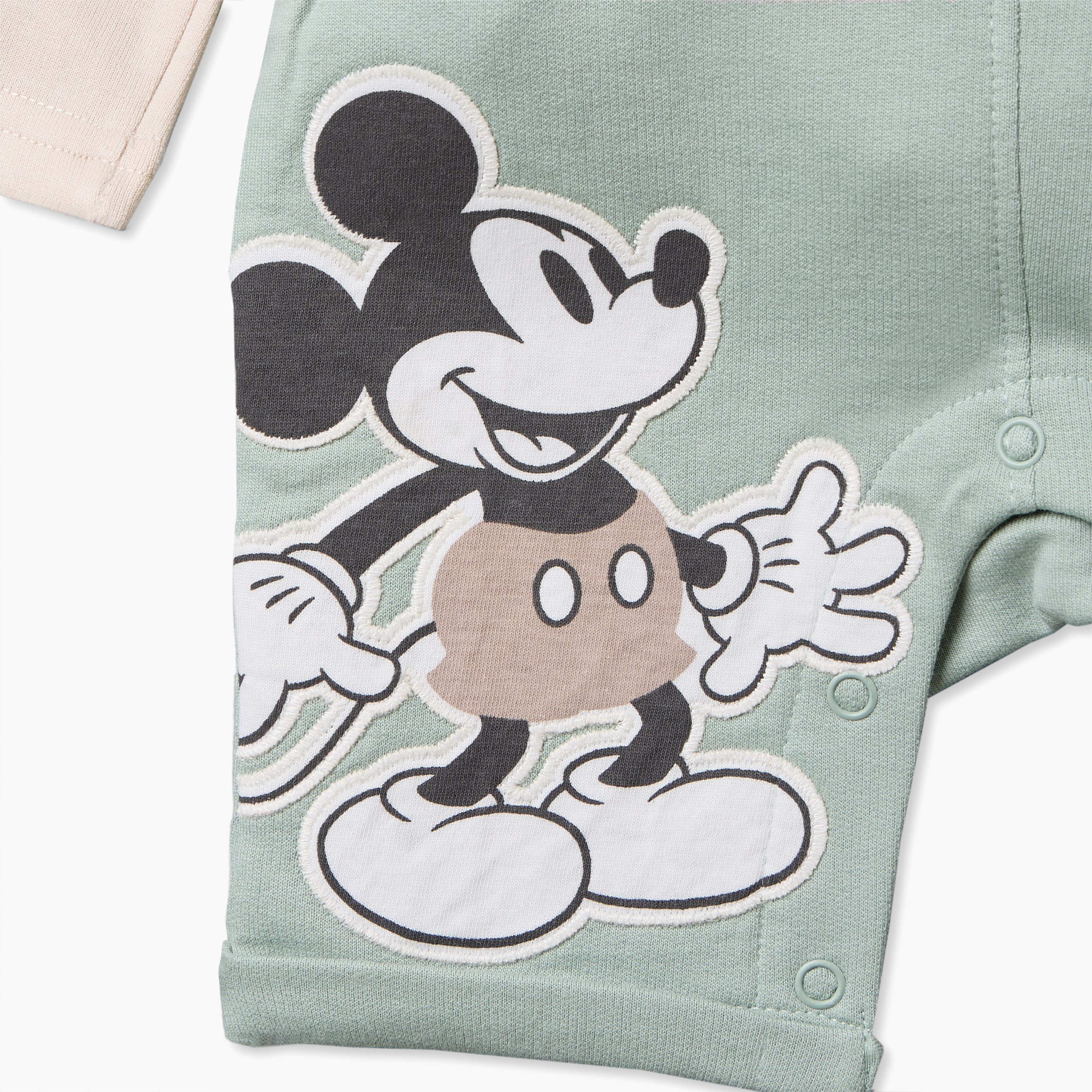 Disney Round Neck Long Sleeves T-shirt and Dungaree Set with Mickey Mouse Set-baby-boys-clothing-winterwear-setsandcoords-image-7