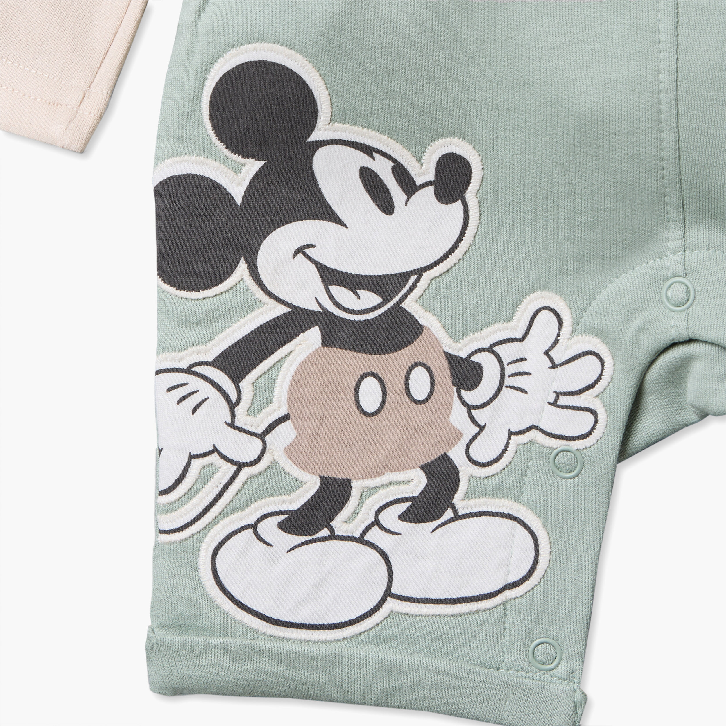 Disney Round Neck Long Sleeves T-shirt and Dungaree Set with Mickey Mouse Set-baby-boys-clothing-winterwear-setsandcoords-image-8