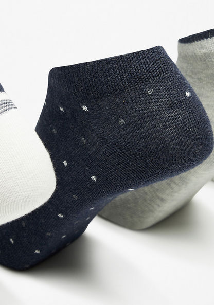 Printed Ankle Length Socks - Set of 5-Men%27s Socks-image-1