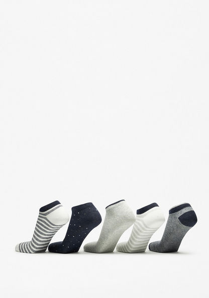 Printed Ankle Length Socks - Set of 5-Men%27s Socks-image-2