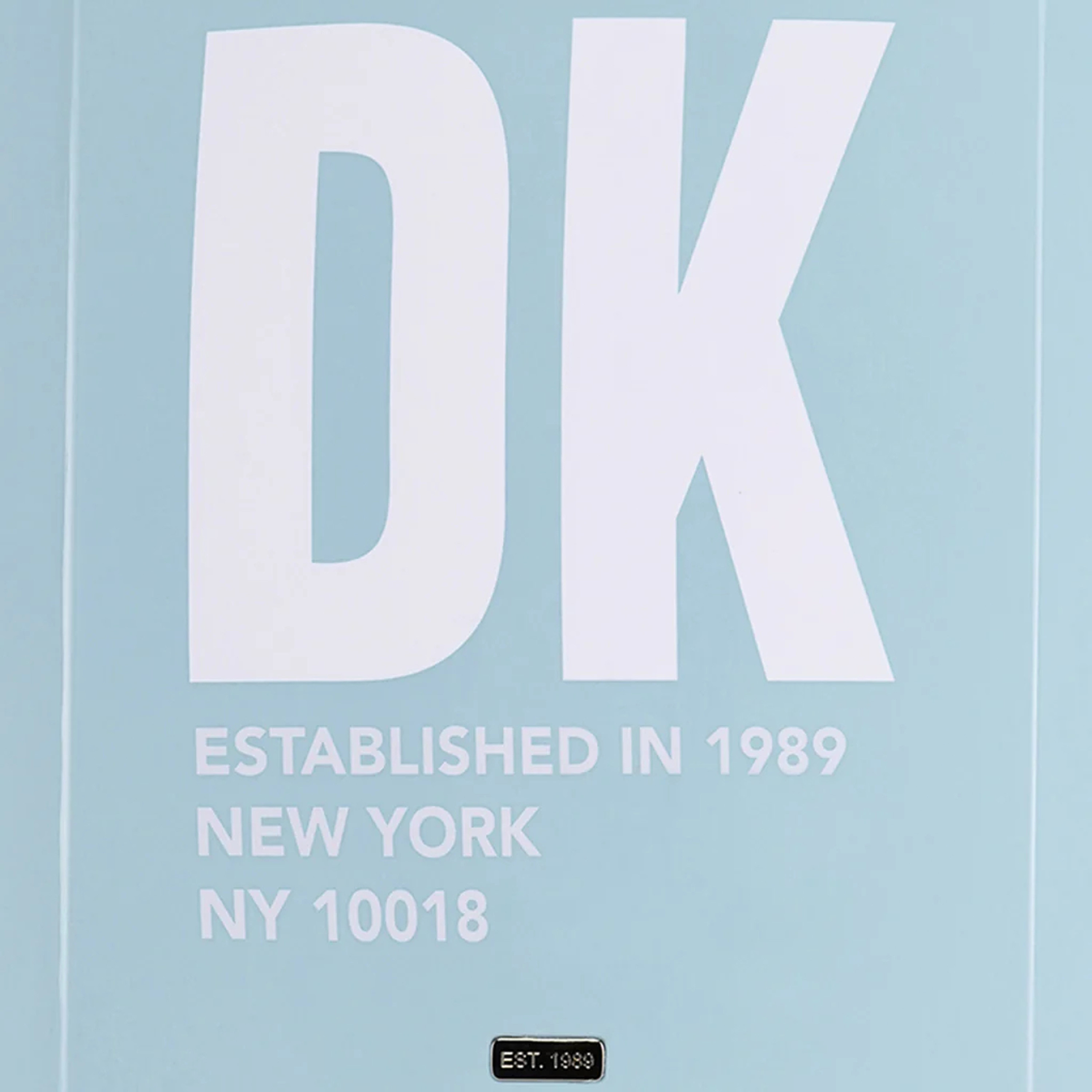 DKNY Logo Print Hardcase Trolley Bag with Retractable Handle - 24 Inches Check-in Bag-travel-luggagesandbags-luggage-image-8