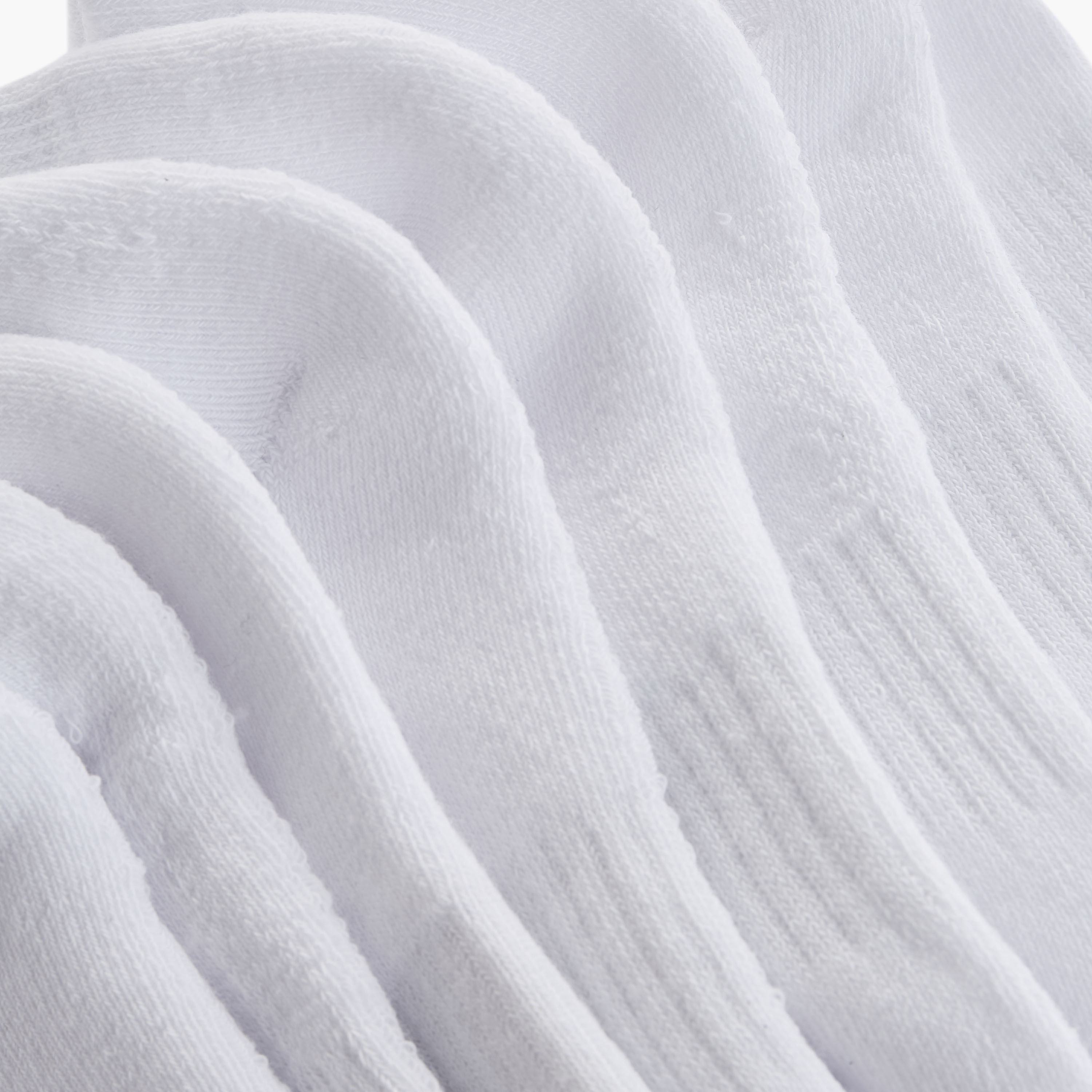 طقم جوارب موسّدة 5 أزواج بارزة الملمس بطول الكاحل من جونيورز-girls-accessories-socks-image-2