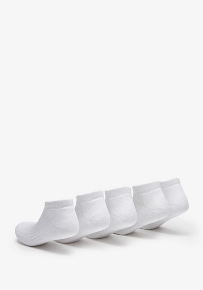 Solid Ankle Length Socks - Set of 5-Boy%27s Socks-image-2