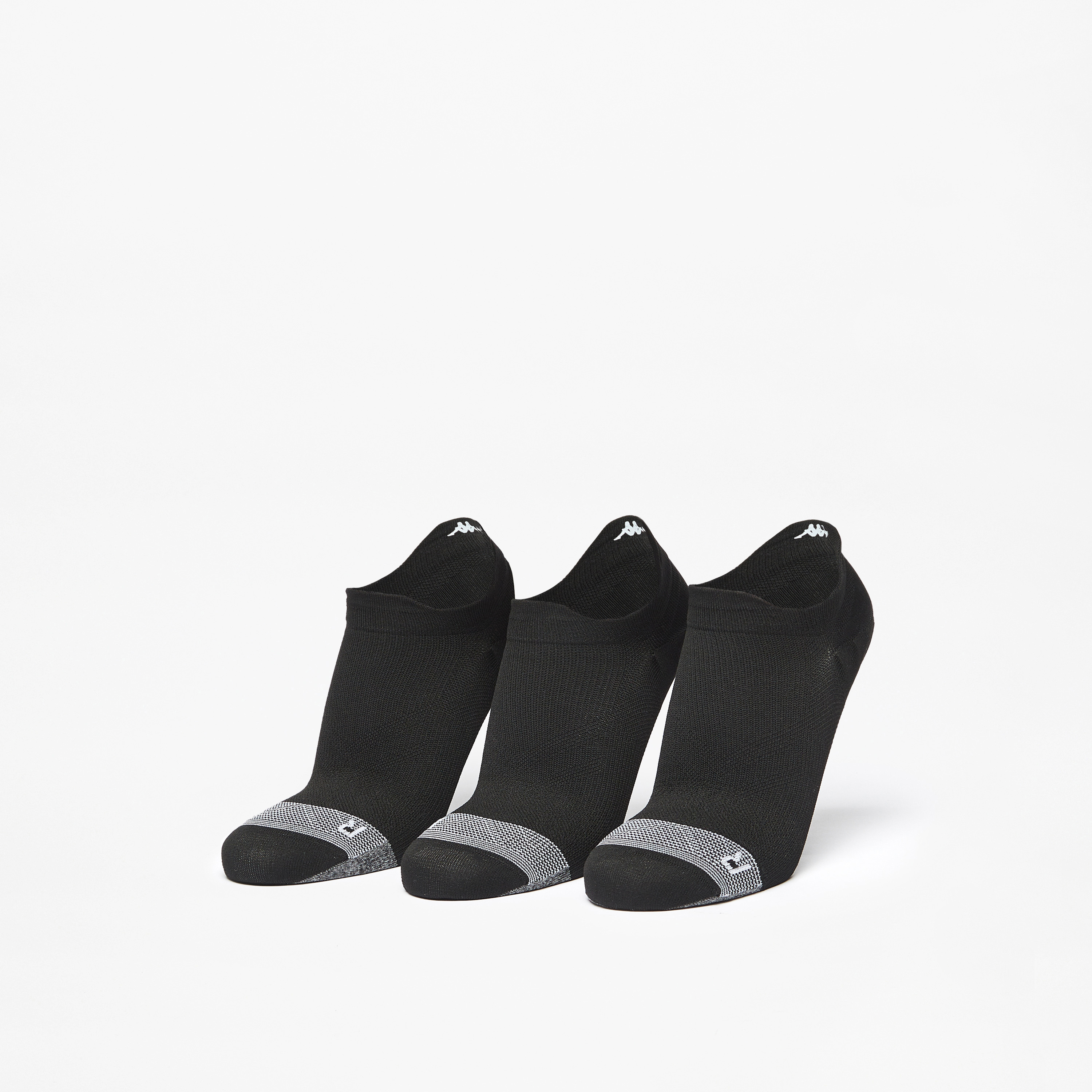 Kappa Logo Detail Ankle Length Performance Socks - Set of 3-men-socks-image-1
