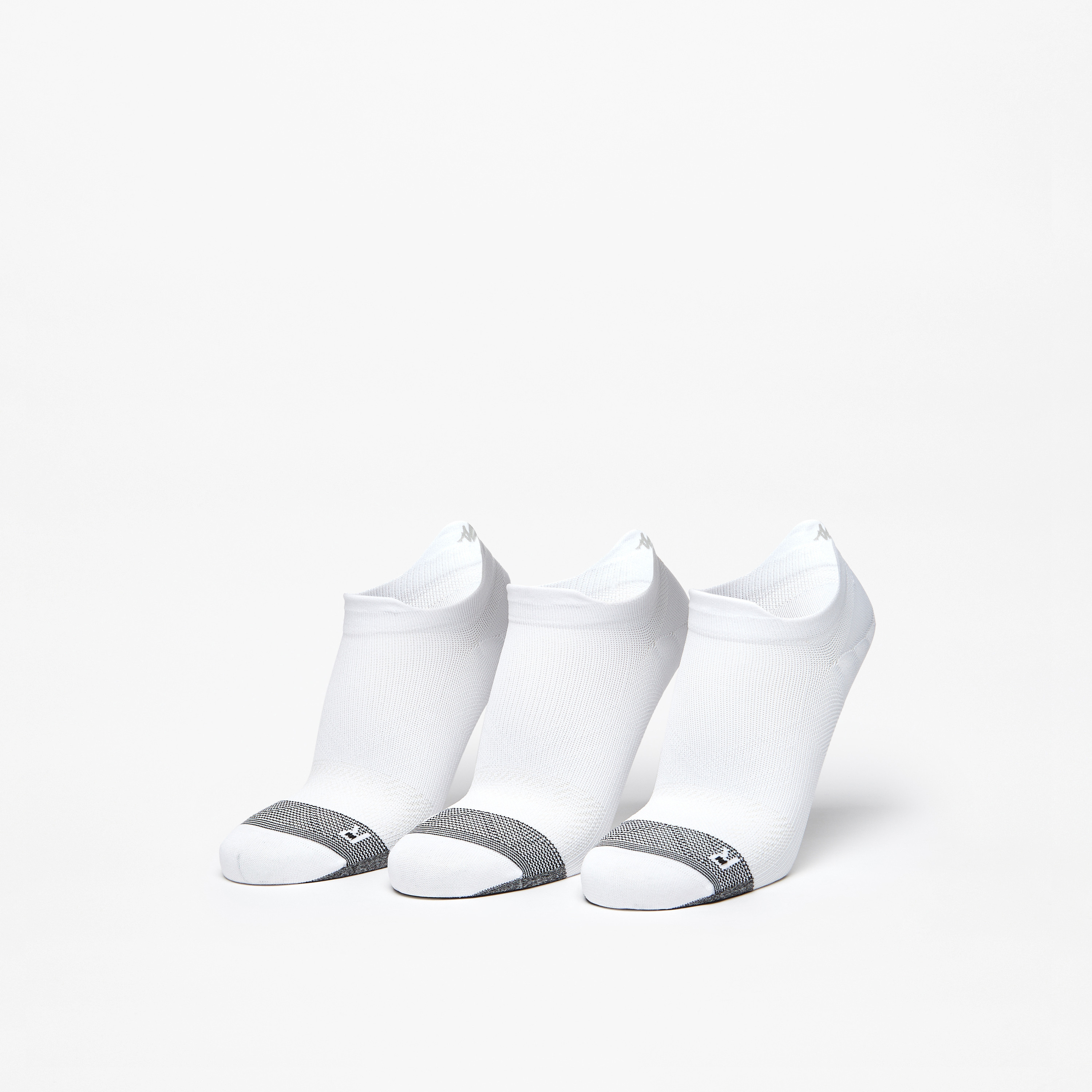 Kappa Logo Detail Ankle Length Performance Socks - Set of 3-men-socks-image-1