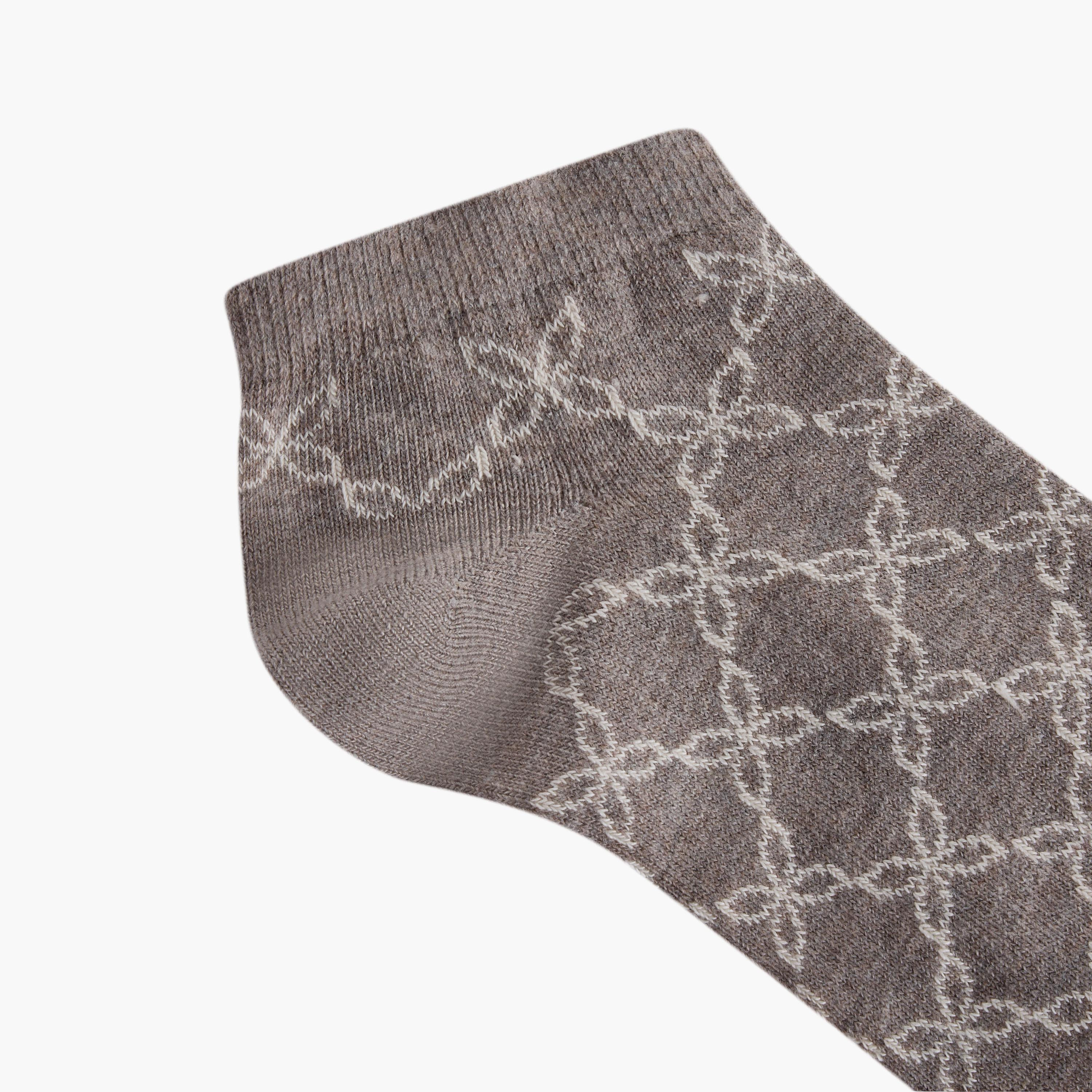Celeste Printed Ankle Length Socks - Set of 5-women-socksandstockings-image-5
