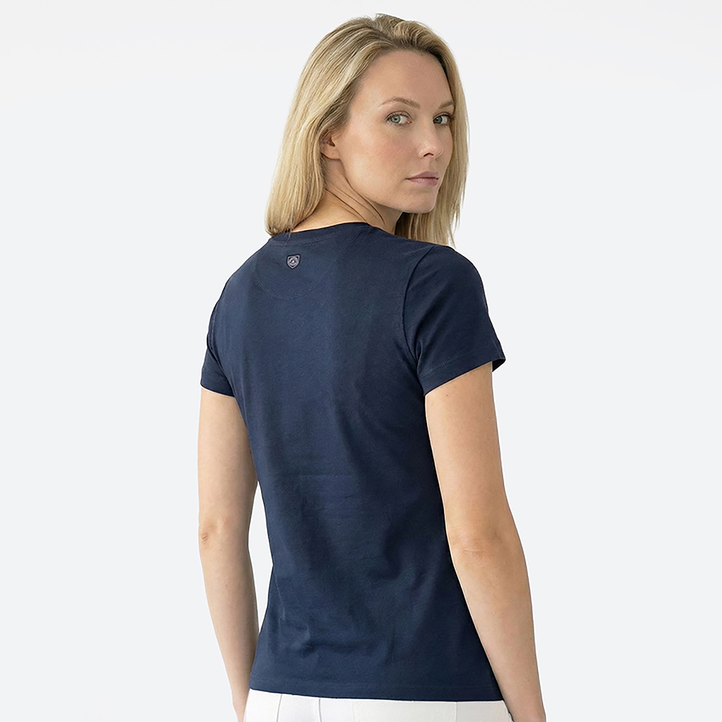 Beverly Hills Polo Club Embellished Logo Crew Neck Short Sleeves Women's T-Shirt-women-clothing-tshirts-image-5