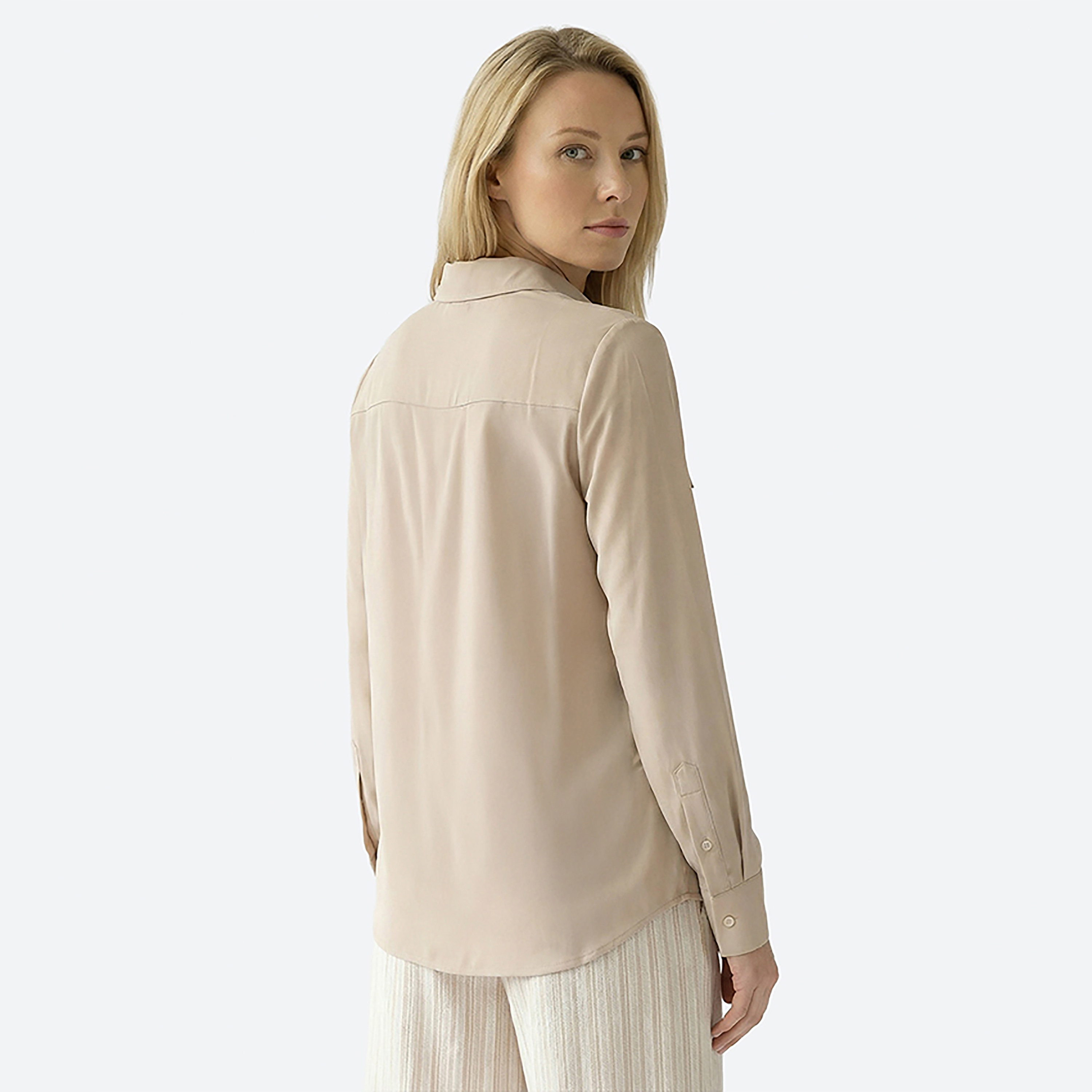 Beverly Hills Polo Club Regular Fit Plain Collared Long Sleeves Women's Shirt-women-clothing-shirtsandblouses-shirts-image-4