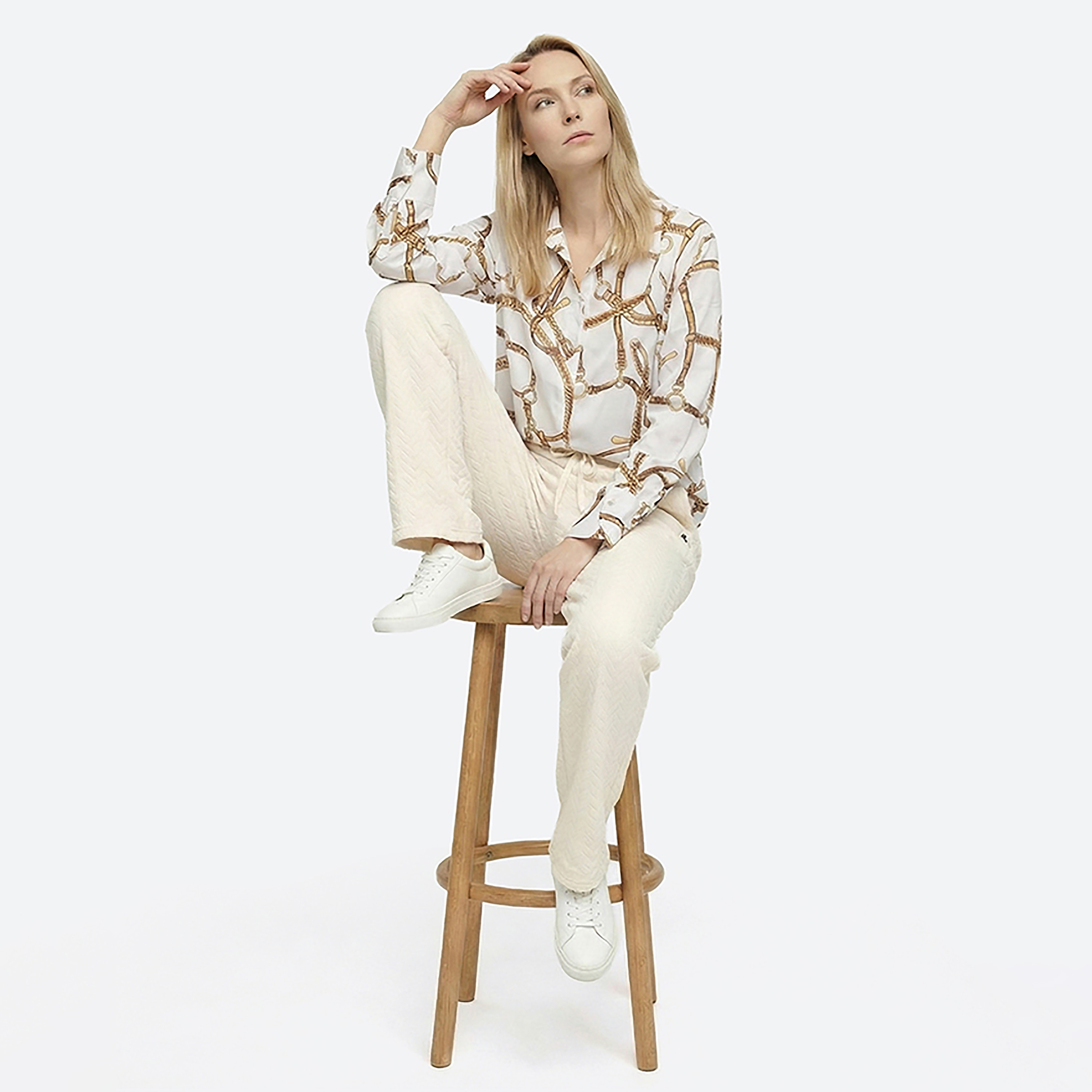 Beverly Hills Polo Club Regular Fit Printed Collared Long Sleeves Women's Shirt-women-clothing-shirtsandblouses-shirts-image-6