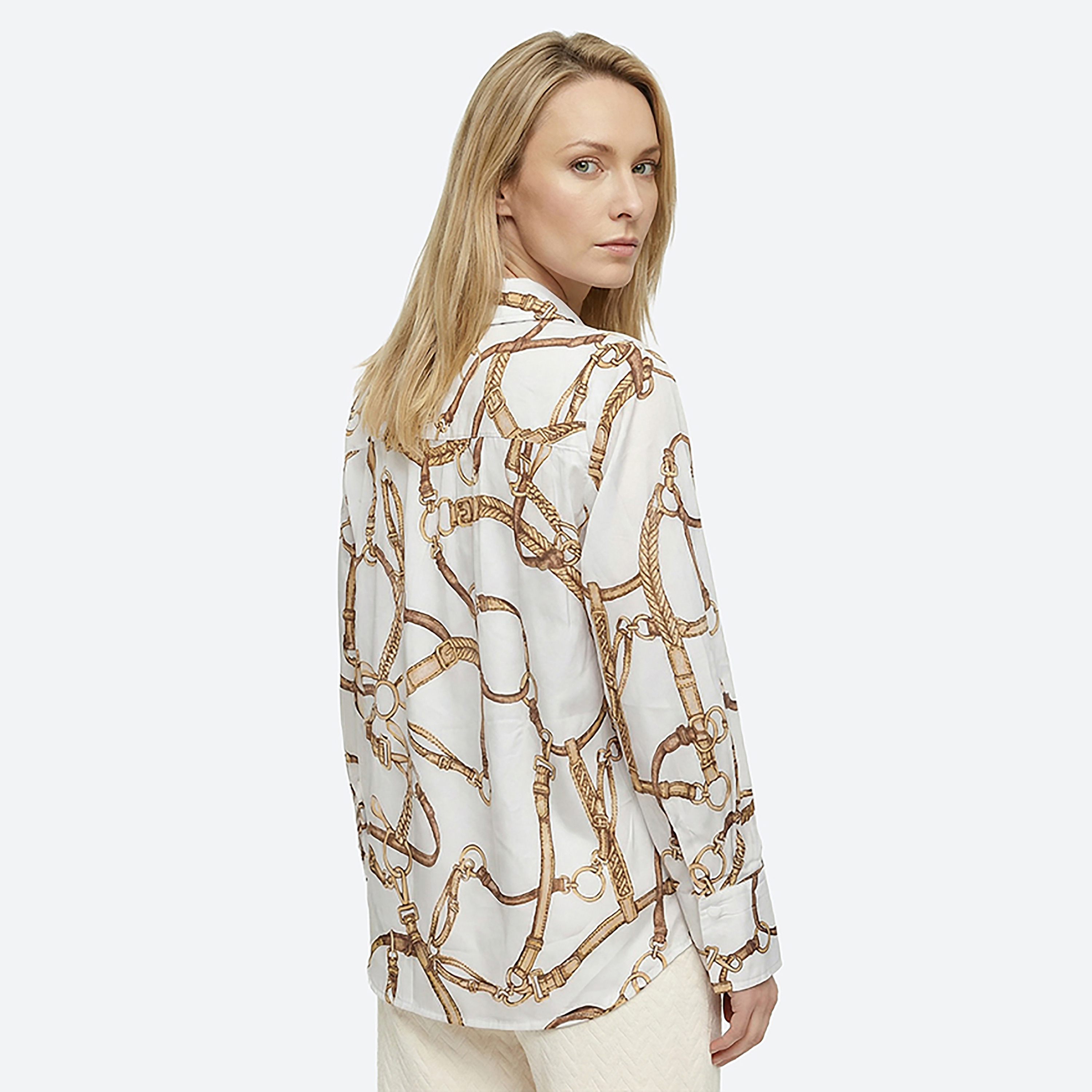 Beverly Hills Polo Club Regular Fit Printed Collared Long Sleeves Women's Shirt-women-clothing-shirtsandblouses-shirts-image-8