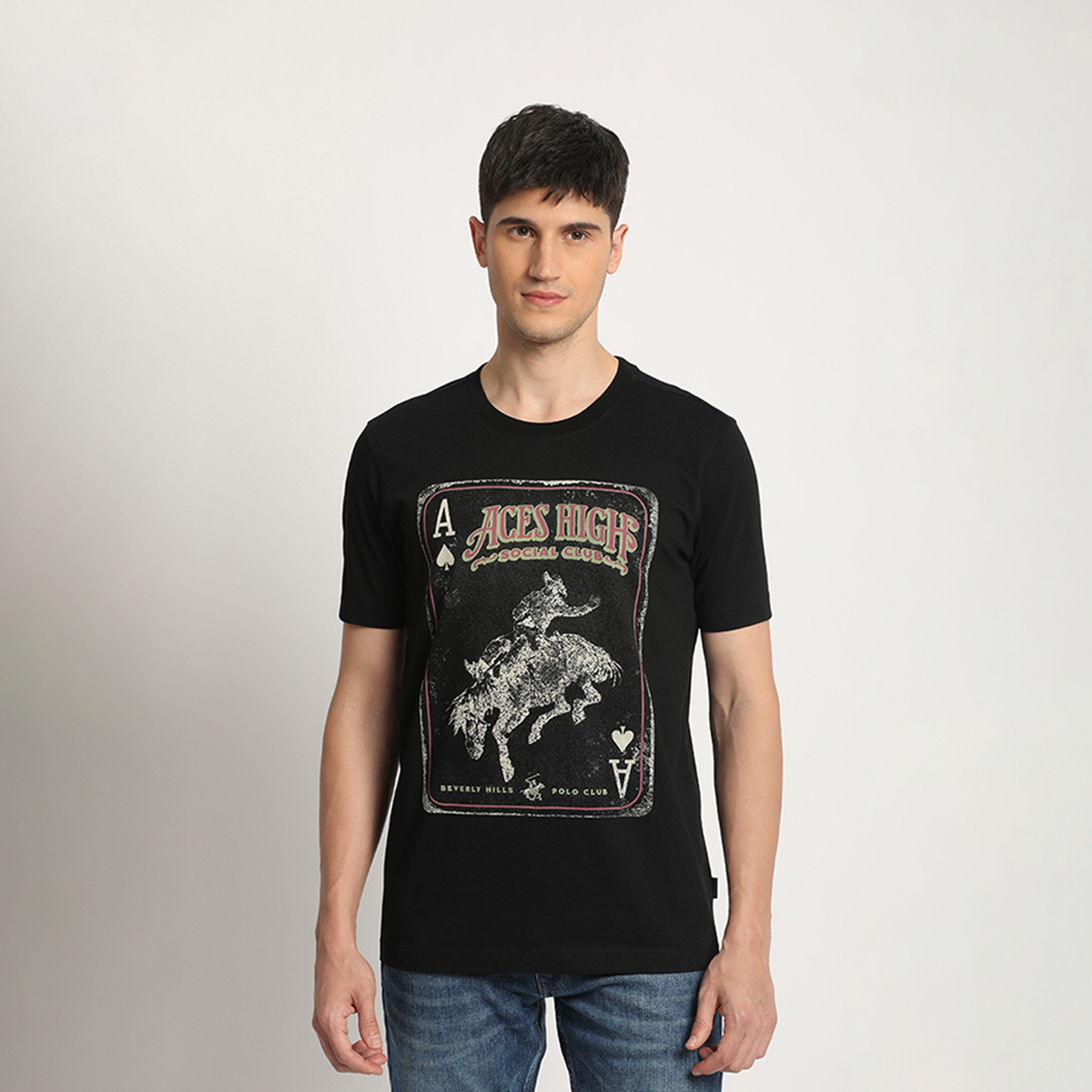 بيفرلي هيلز كلوب-  تي شيرت رجالي بطبعة جرافيكية ورقبة دائرية وأكمام قصيرة-men-clothing-tshirtsandpolos-tshirts-image-1