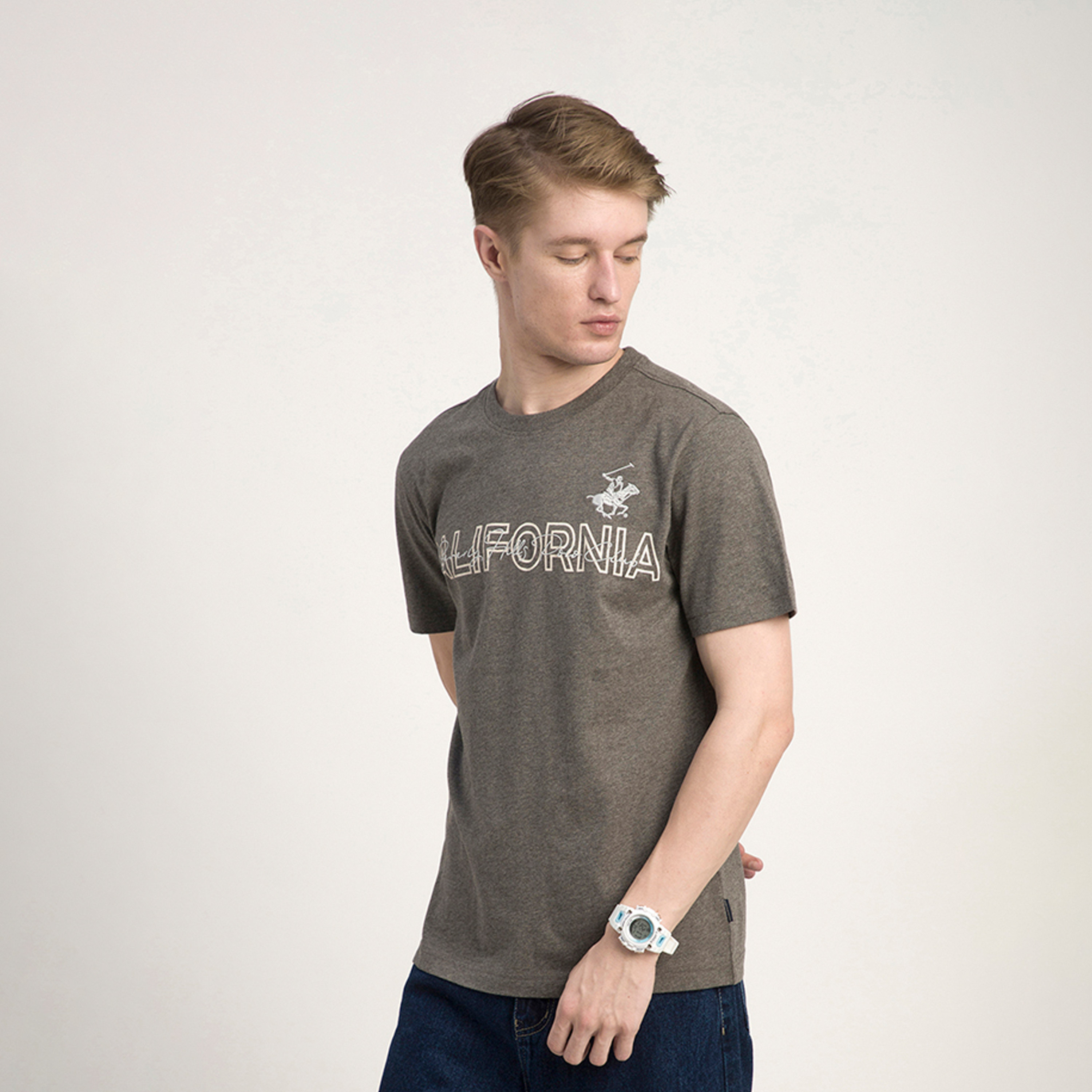 Beverly Hills Polo Club Embroidered Round Neck Short Sleeves T-shirt-men-clothing-tshirtsandpolos-tshirts-image-2