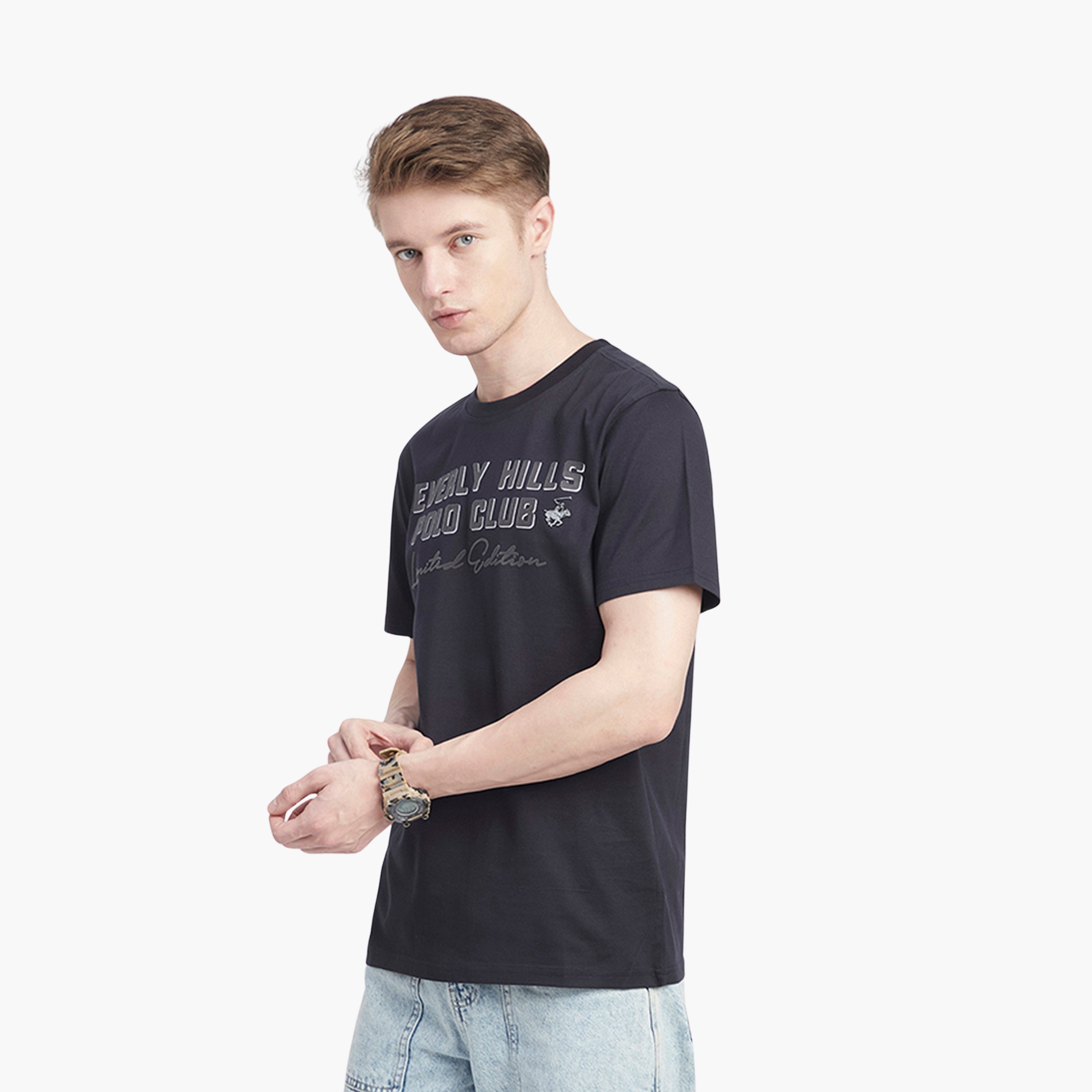 بيفرلي هيلز بولو كلوب- تي شيرت مطبوع بياقة دائرية وأكمام قصيرة-men-clothing-tshirtsandpolos-tshirts-image-2