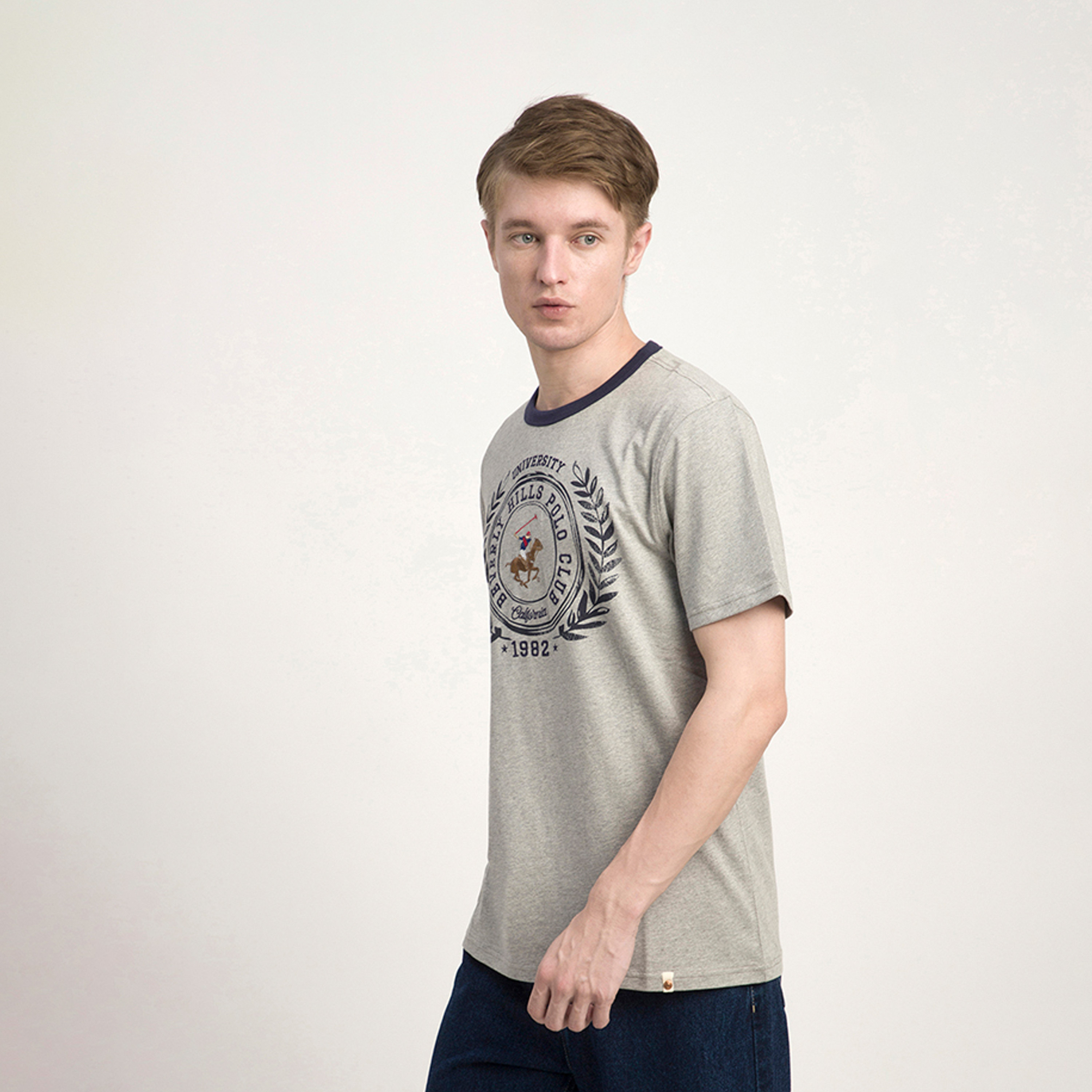 بيفرلي هيلز بولو كلوب-  تي شيرت مطبوع بياقة مستديرة وأكمام قصيرة-men-clothing-tshirtsandpolos-tshirts-image-2