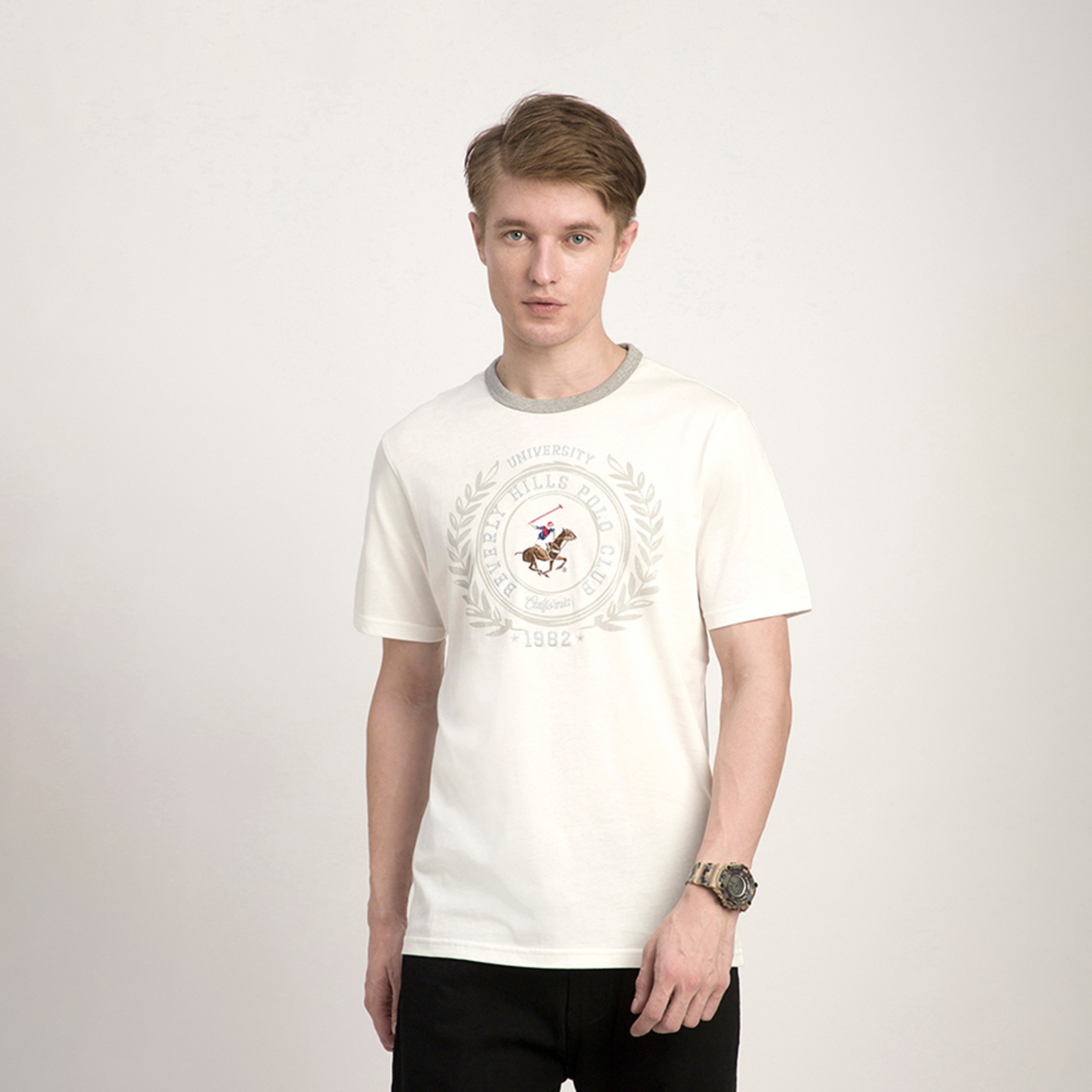بيفرلي هيلز بولو كلوب-  تي شيرت مطبوع بياقة مستديرة وأكمام قصيرة-men-clothing-tshirtsandpolos-tshirts-image-5