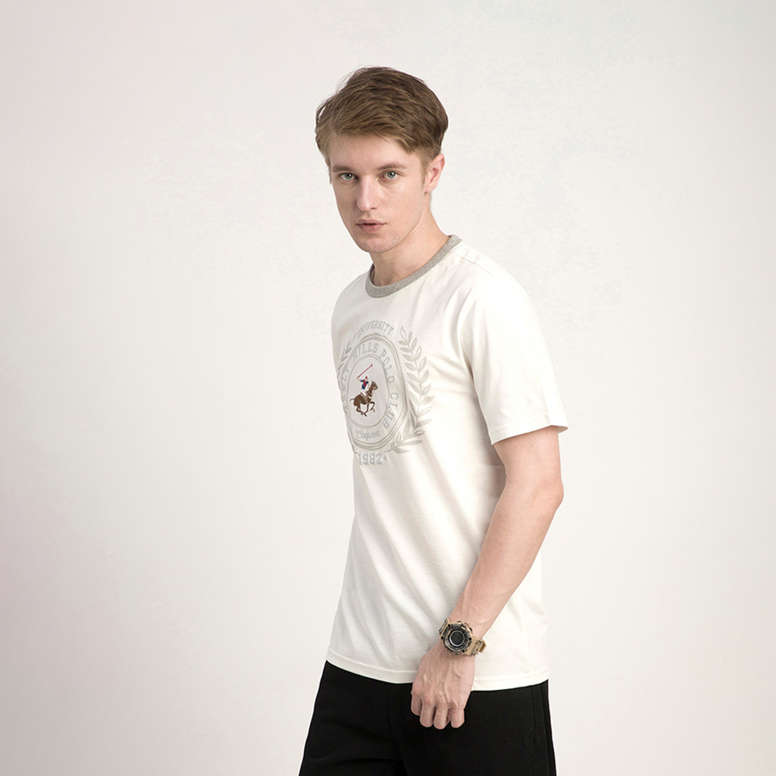 بيفرلي هيلز بولو كلوب-  تي شيرت مطبوع بياقة مستديرة وأكمام قصيرة-men-clothing-tshirtsandpolos-tshirts-image-6
