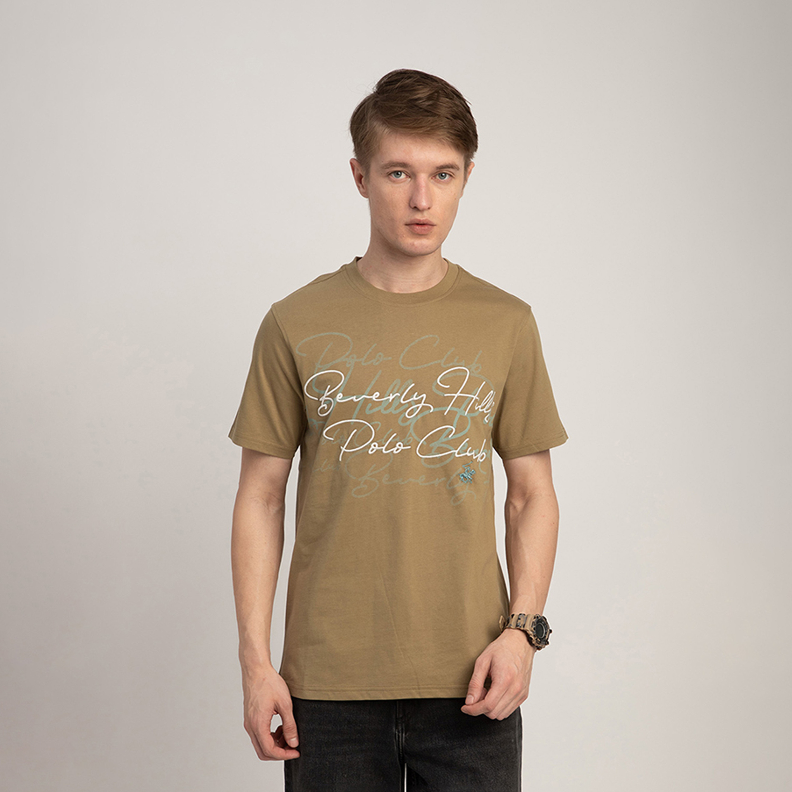 Beverly Hills Polo Club Embroidered Round Neck Short Sleeves T-shirt-men-clothing-tshirtsandpolos-tshirts-image-1