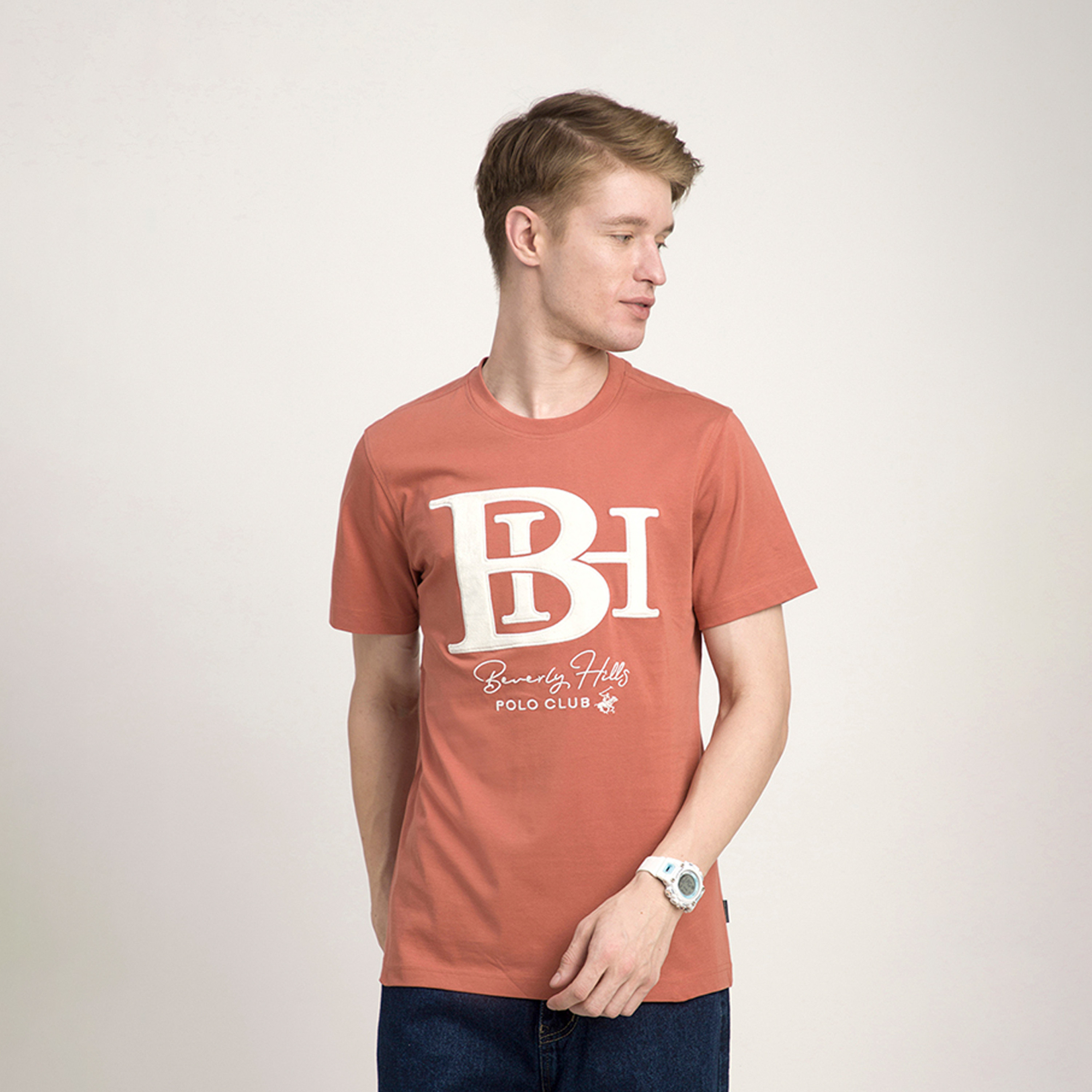 بيفرلي هيلز بولو كلوب-  تي شيرت بأكمام قصيرة وياقة وشعار-men-clothing-tshirtsandpolos-tshirts-image-1