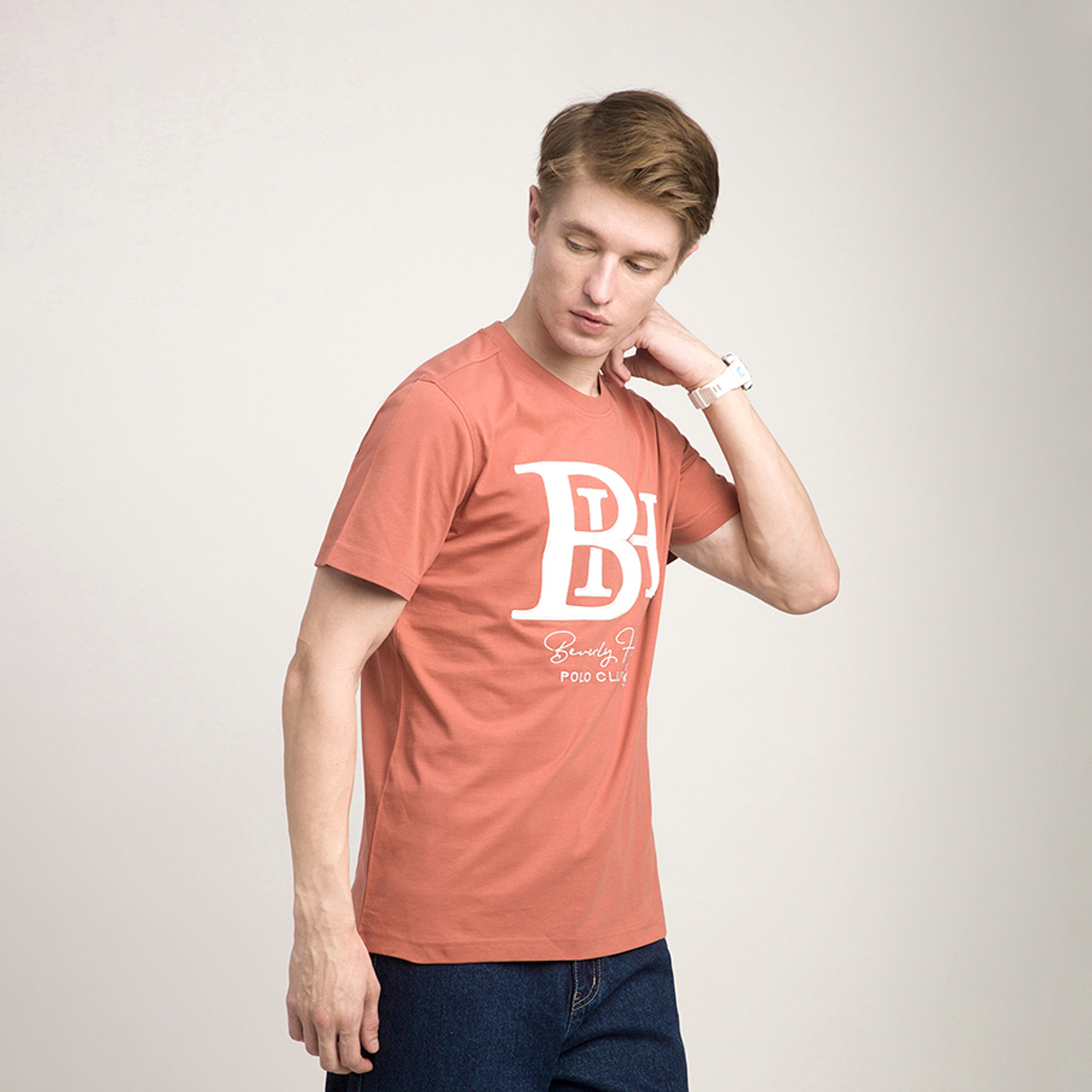 Beverly Hills Polo Club Logo Round Neck Short Sleeves T-shirt-men-clothing-tshirtsandpolos-tshirts-image-3
