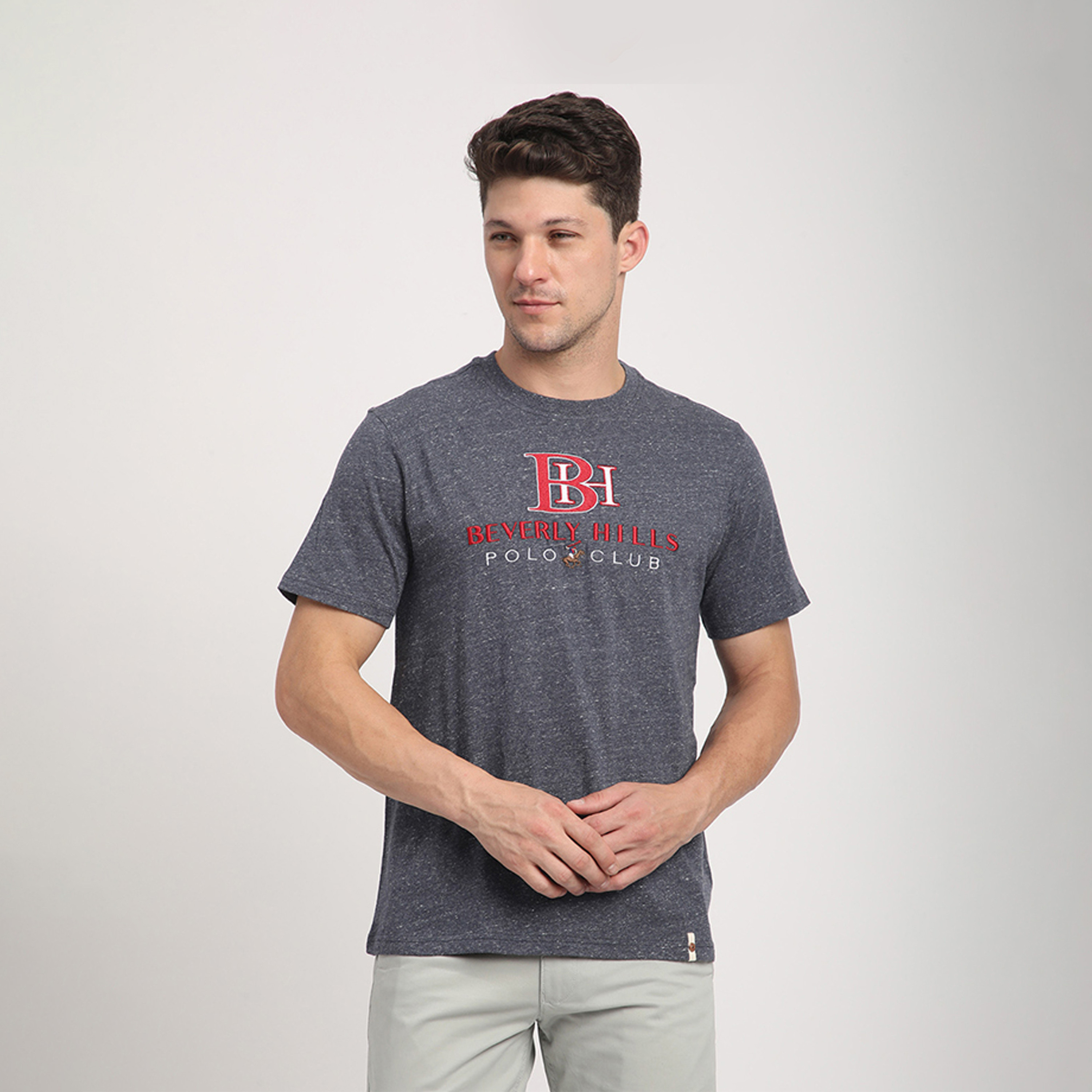 Beverly Hills Polo Club Embroidered Round Neck Short Sleeves T-shirt-men-clothing-tshirtsandpolos-tshirts-image-1