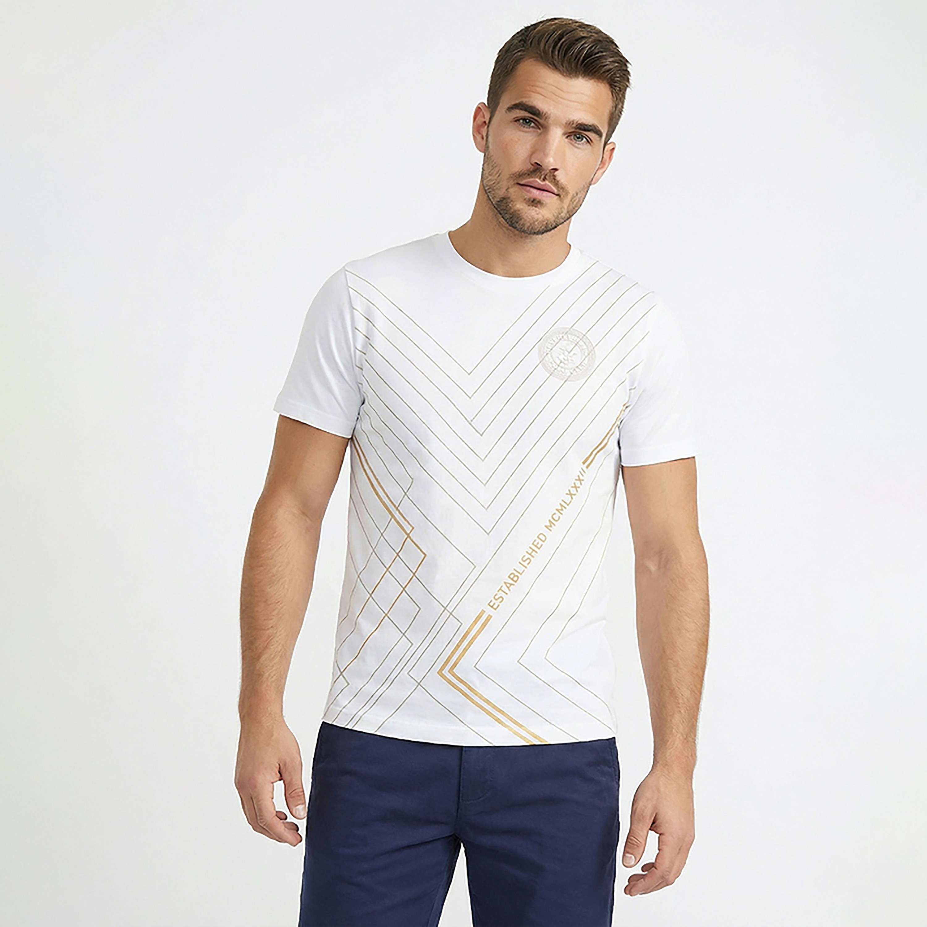 تيشيرت رجالي بأكمام قصيرة ورقبة مستديرة بطبعة هندسية من بيفرلي هيلز بولو كلوب-men-clothing-tshirtsandpolos-tshirts-image-9