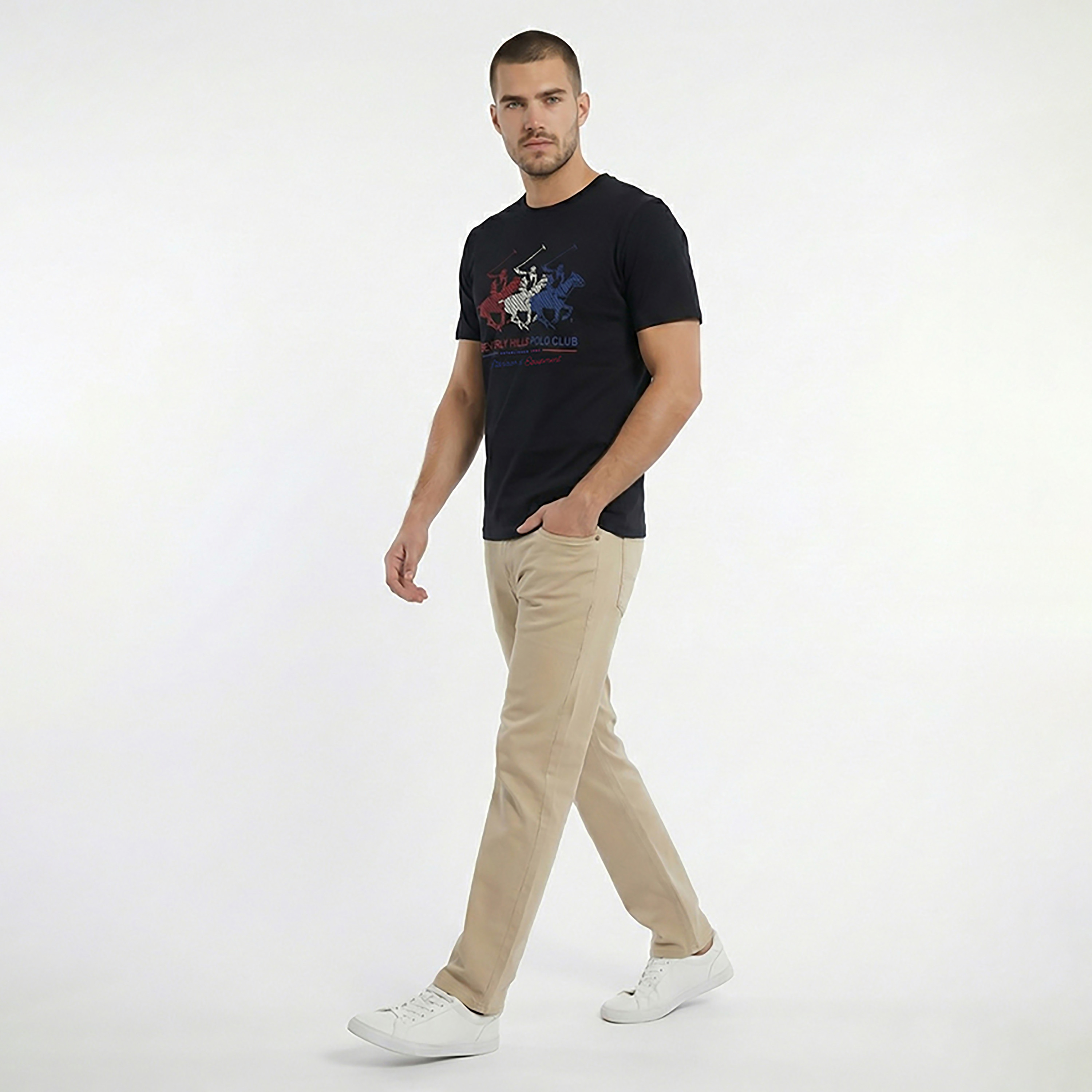 Beverly Hills Polo Club Logo Printed Crew Neck Short Sleeves Men's T-Shirt-men-clothing-tshirtsandpolos-tshirts-image-7