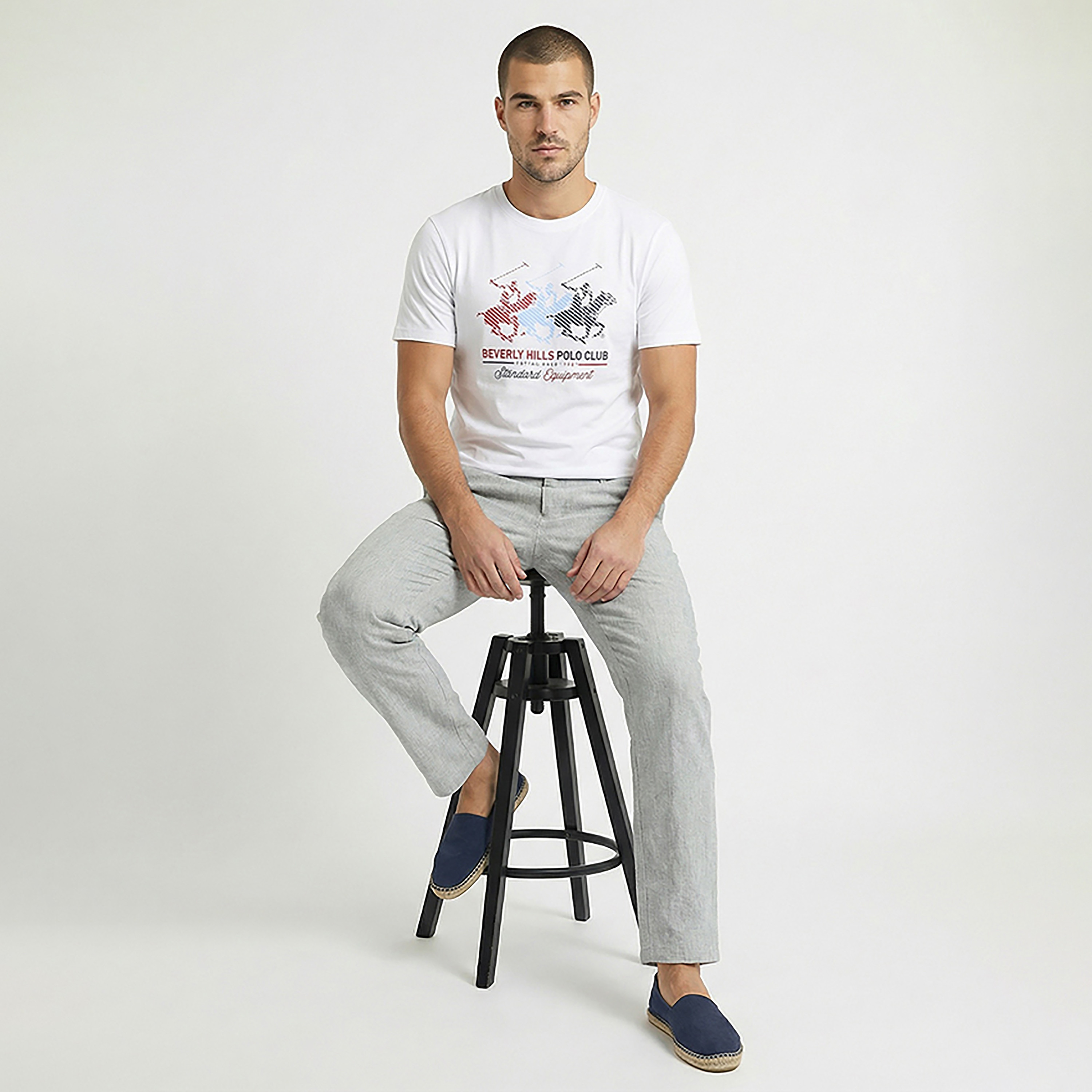 Beverly Hills Polo Club Logo Printed Crew Neck Short Sleeves Men's T-Shirt-men-clothing-tshirtsandpolos-tshirts-image-10