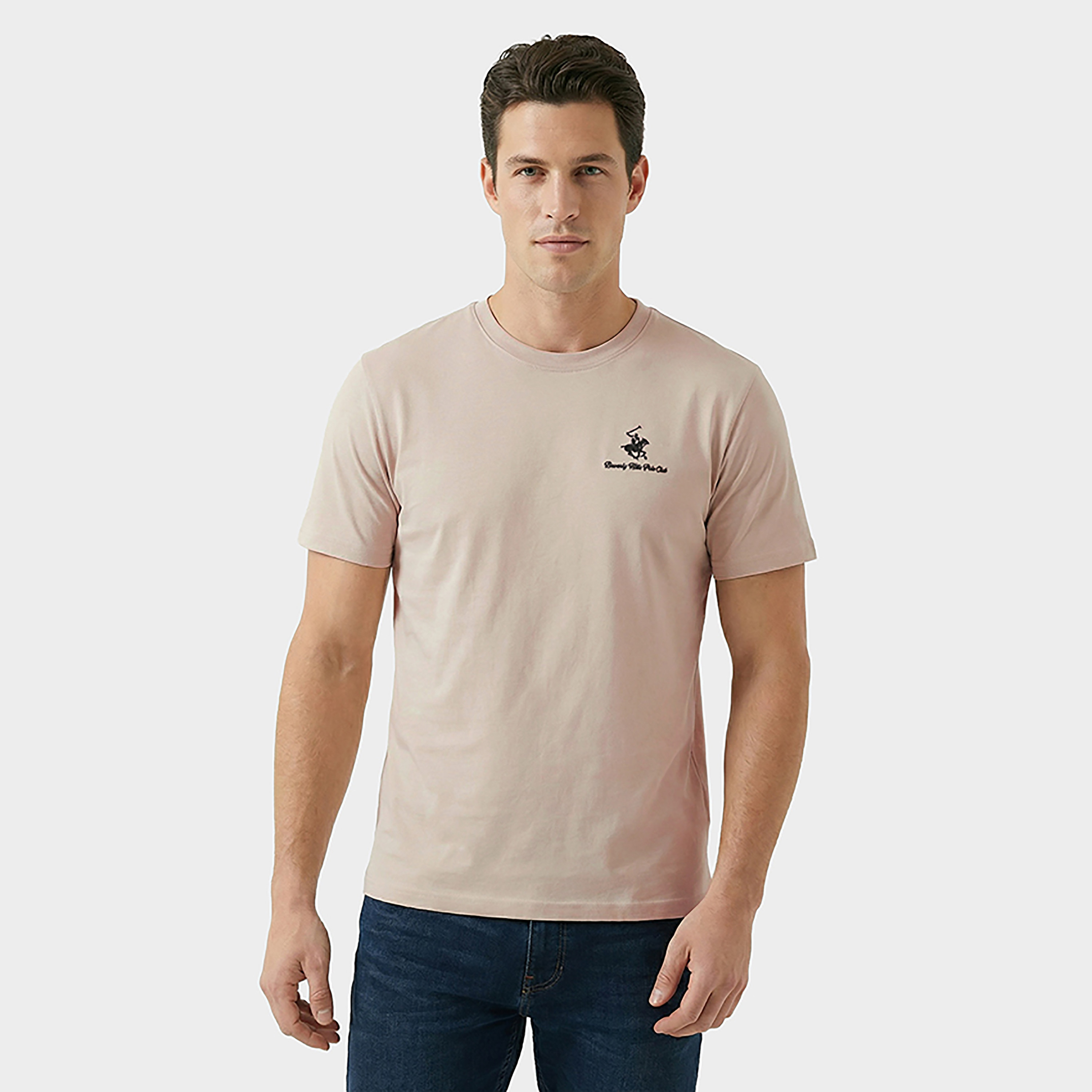 تي شيرت رجالي بياقة دائرية وأكمام قصيرة من بيفرلي هيلز بولو كلوب-men-clothing-tshirtsandpolos-tshirts-image-1