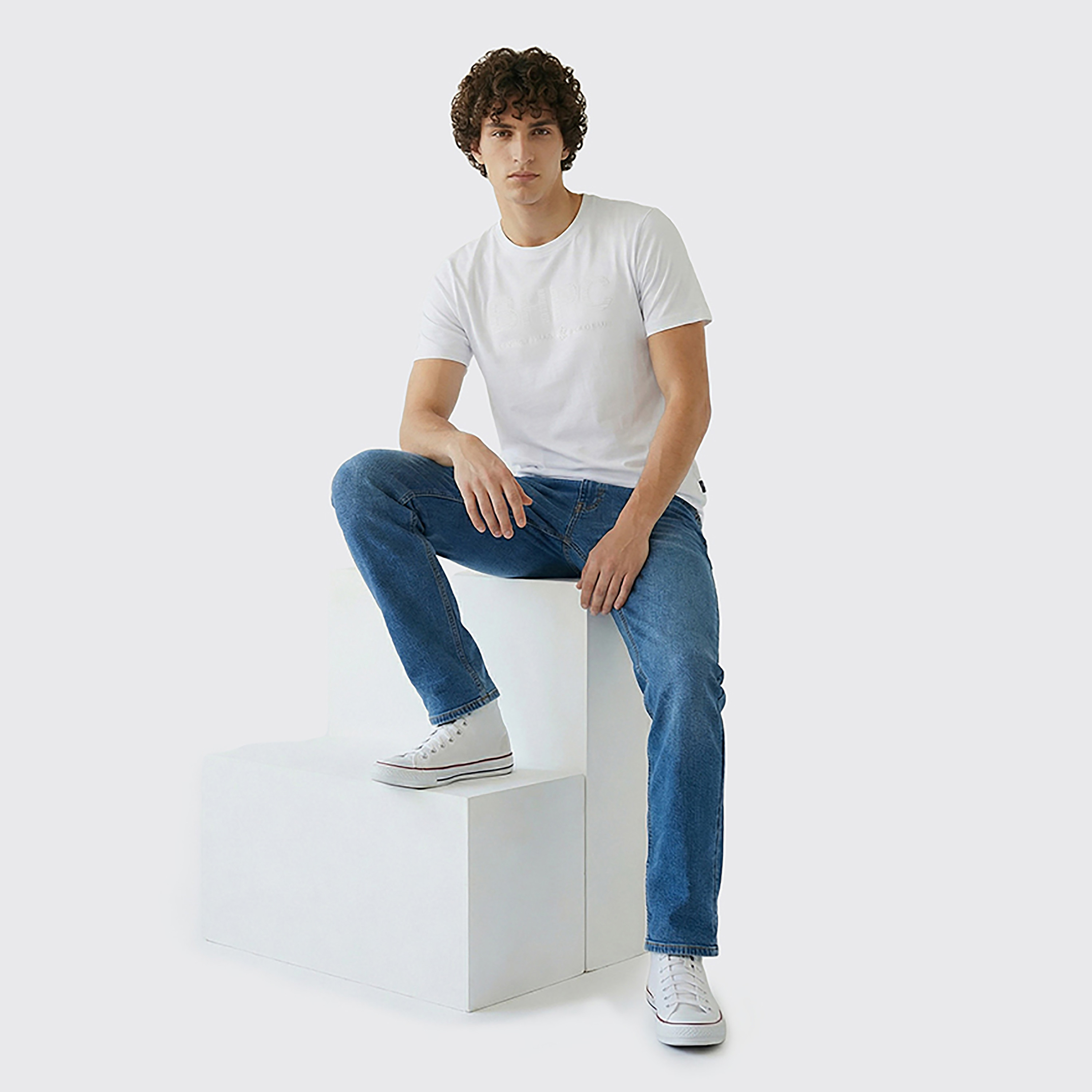 تيشيرت رجالي مطبوع بالشعار بياقة مستديرة وأكمام قصيرة من بيفرلي هيلز بولو كلوب-men-clothing-tshirtsandpolos-tshirts-image-6