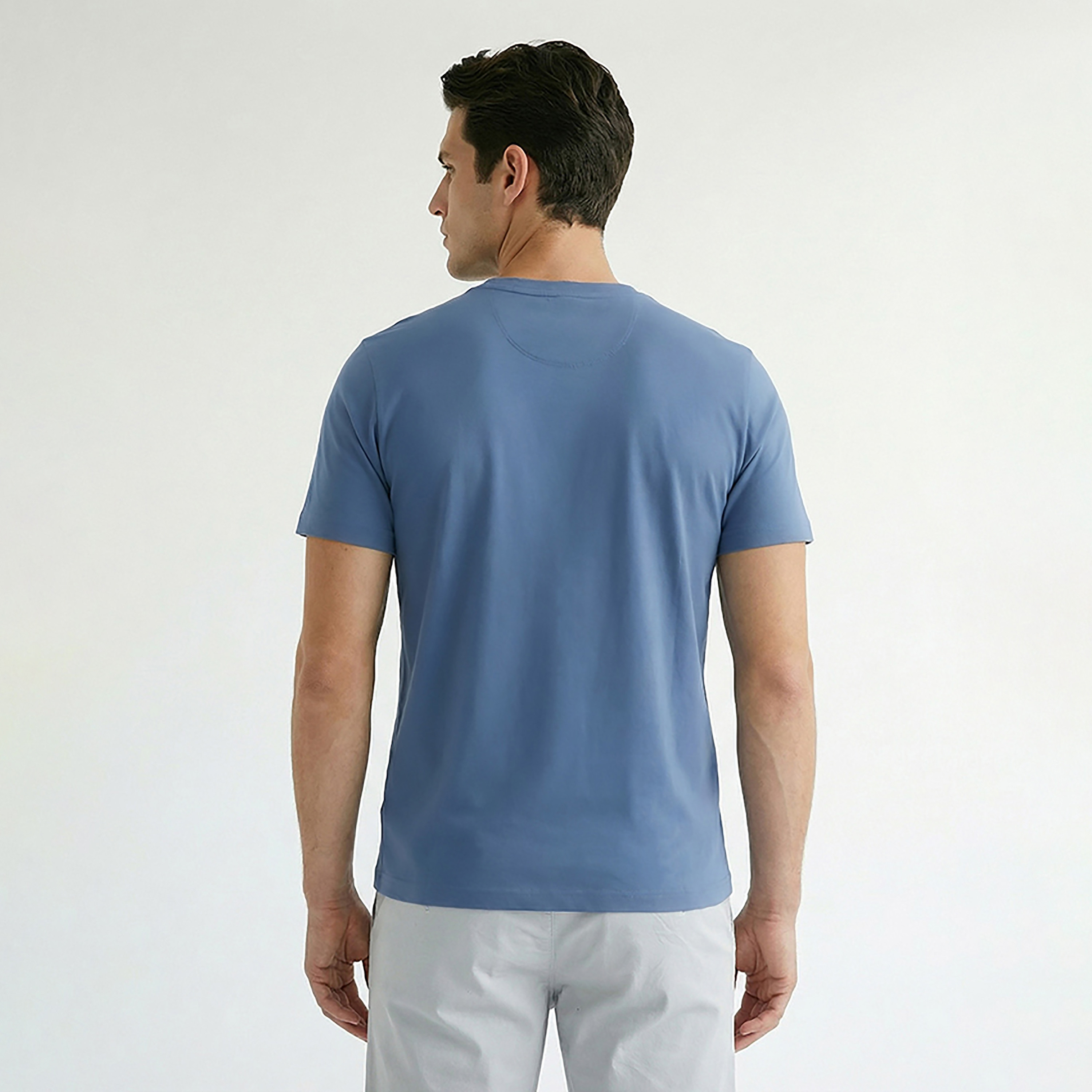 Beverly Hills Polo Club Logo Printed Crew Neck Short Sleeves Men's T-Shirt-men-clothing-tshirtsandpolos-tshirts-image-4