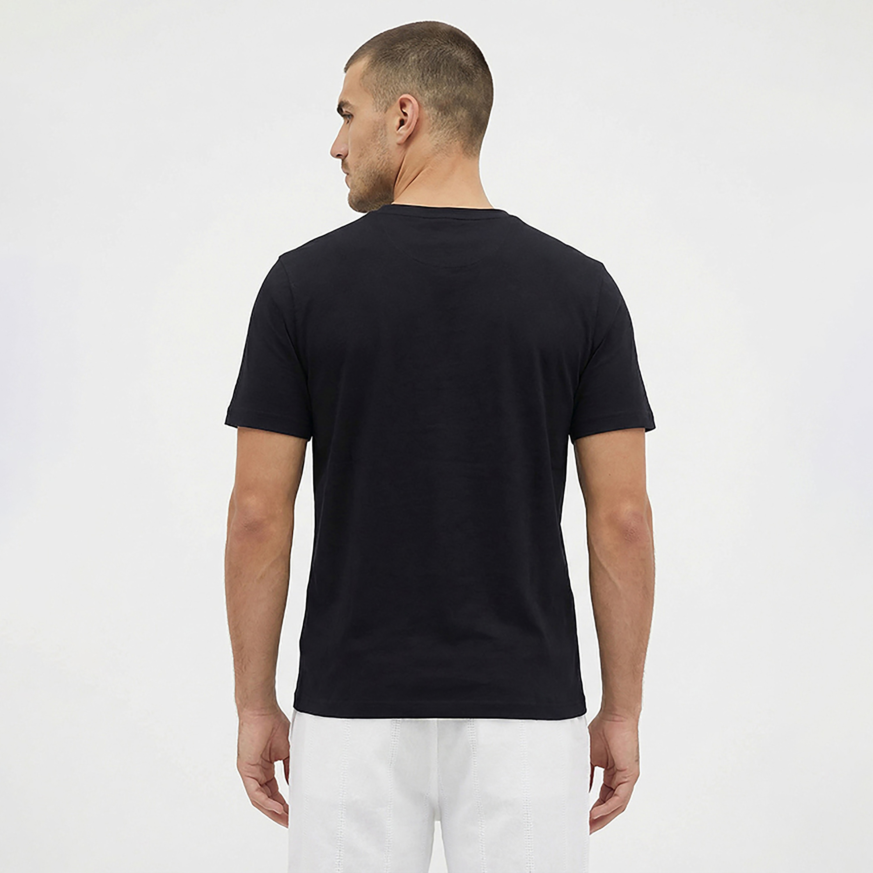 Beverly Hills Polo Club Embroidered Logo Crew Neck Short Sleeves Men's T-Shirt-men-clothing-tshirtsandpolos-tshirts-image-4