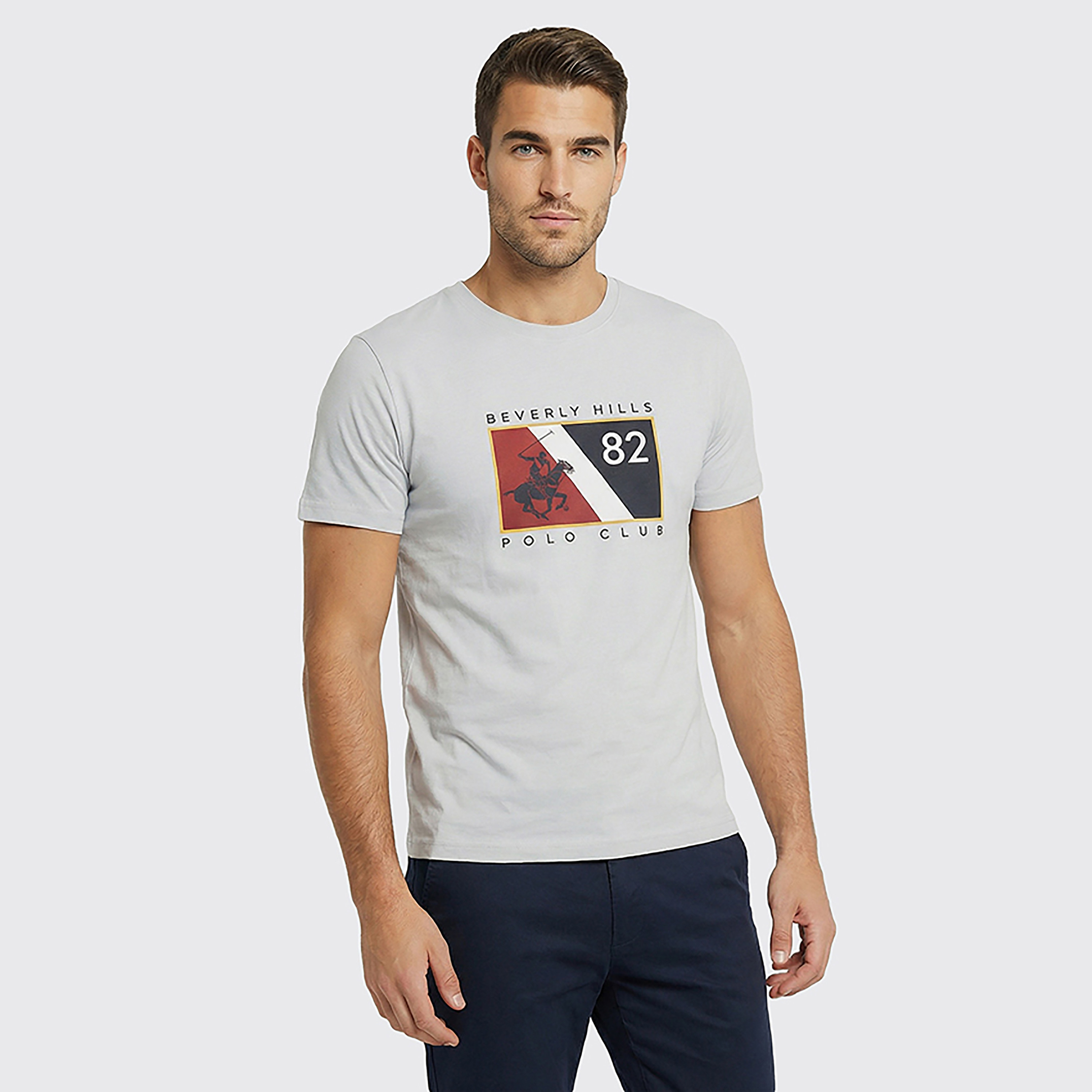 تيشيرت رجالي بأكمام قصيرة ورقبة مستديرة مع شعار الماركة من بيفرلي هيلز بولو كلوب-men-clothing-tshirtsandpolos-tshirts-image-1