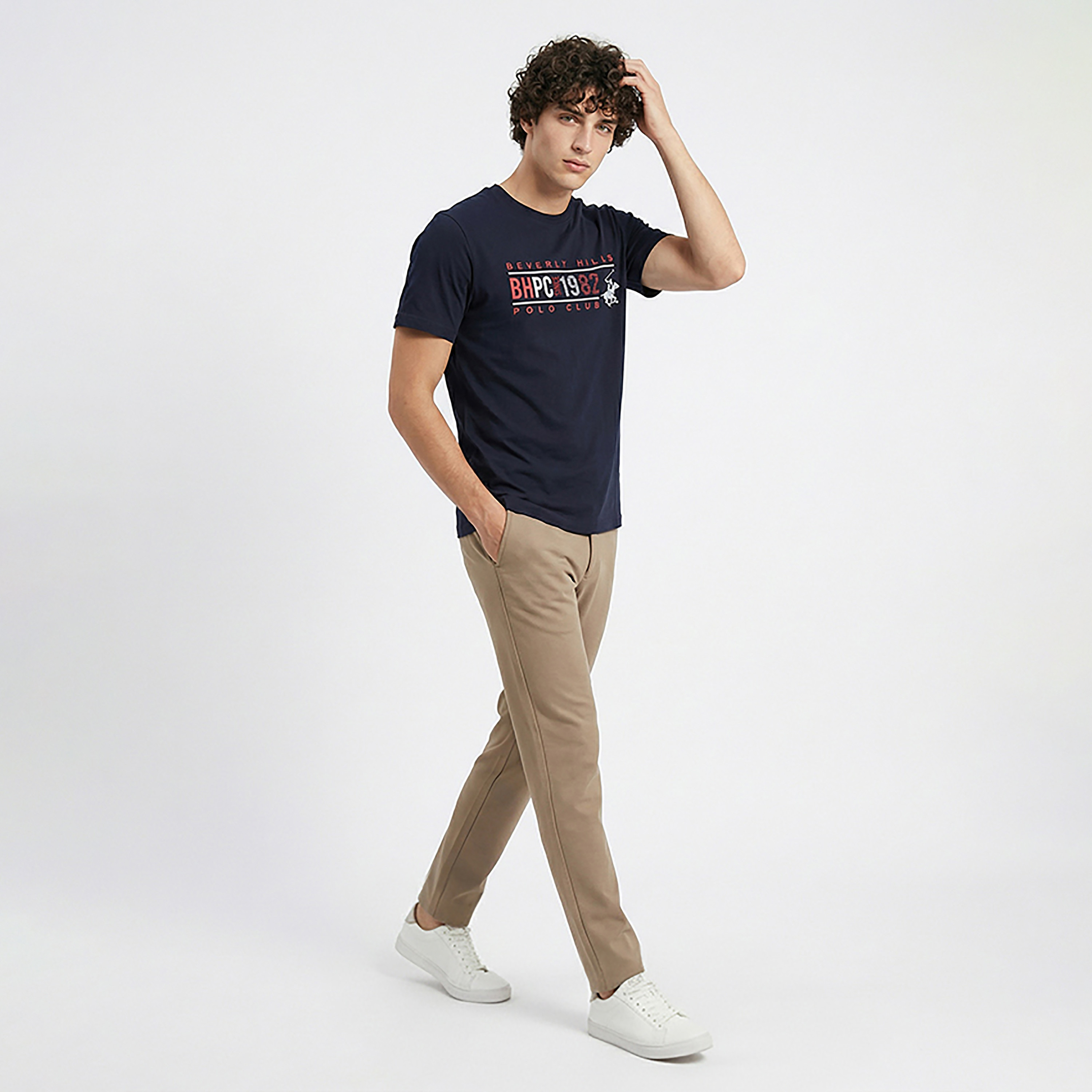 Beverly Hills Polo Club Printed Crew Neck Short Sleeves Men's T-Shirt-men-clothing-tshirtsandpolos-tshirts-image-3