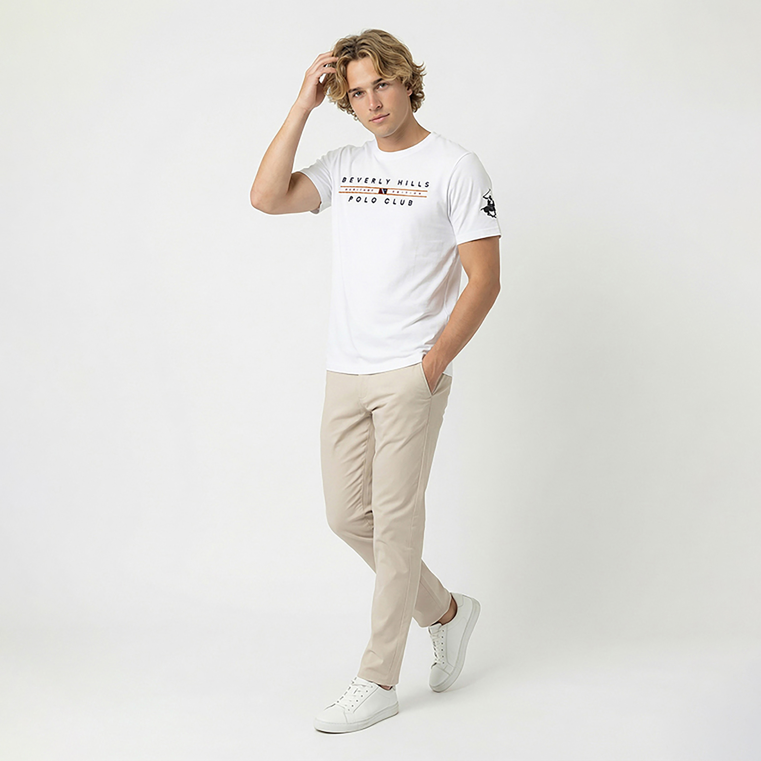Beverly Hills Polo Club Printed Crew Neck Short Sleeves Men's T-Shirt-men-clothing-tshirtsandpolos-tshirts-image-3