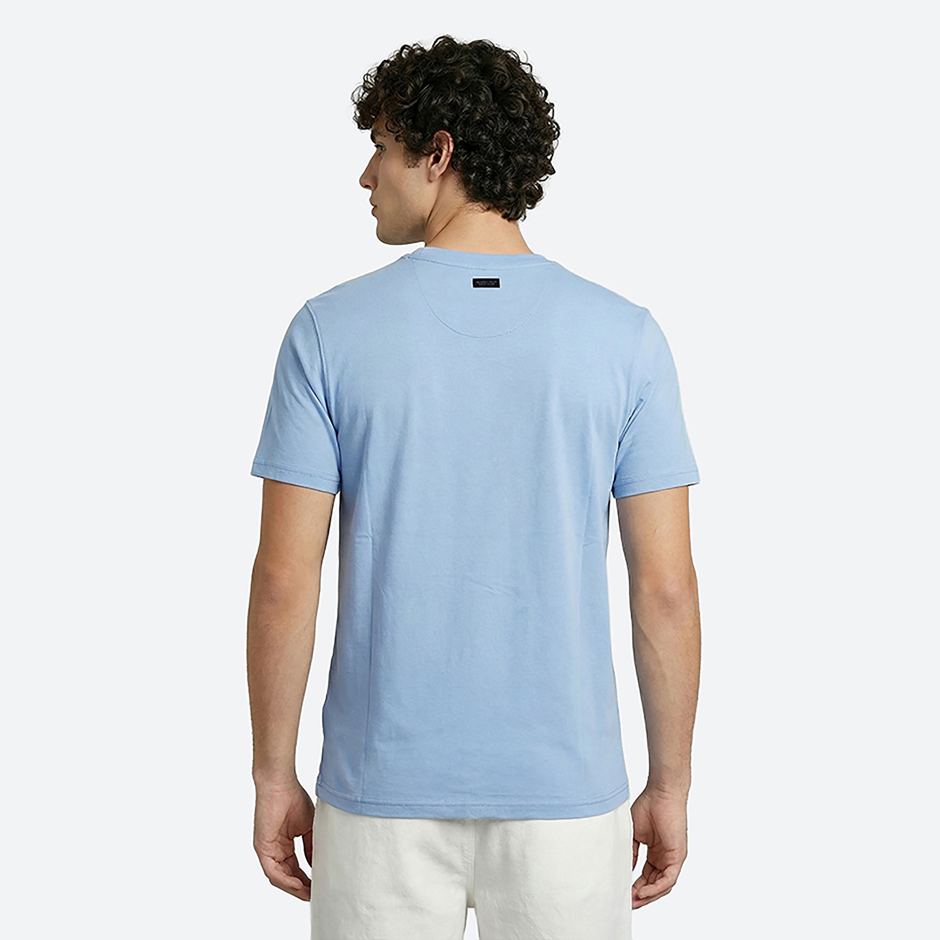 تيشيرت رجالي مطبوع بالشعار بياقة مستديرة وأكمام قصيرة من بيفرلي هيلز بولو كلوب-men-clothing-tshirtsandpolos-tshirts-image-8