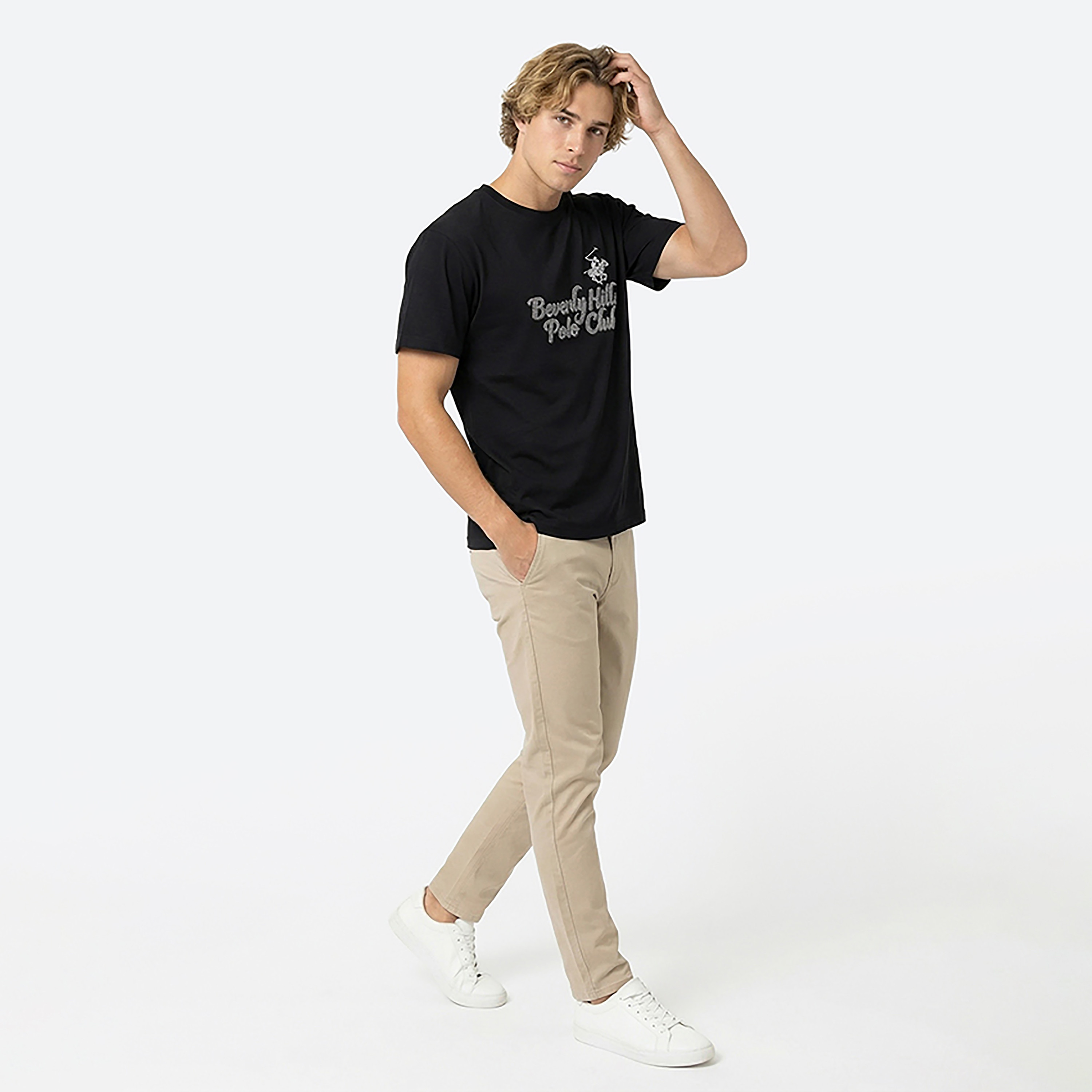 Beverly Hills Polo Club Printed Crew Neck Short Sleeves Men's T-Shirt-men-clothing-tshirtsandpolos-tshirts-image-3