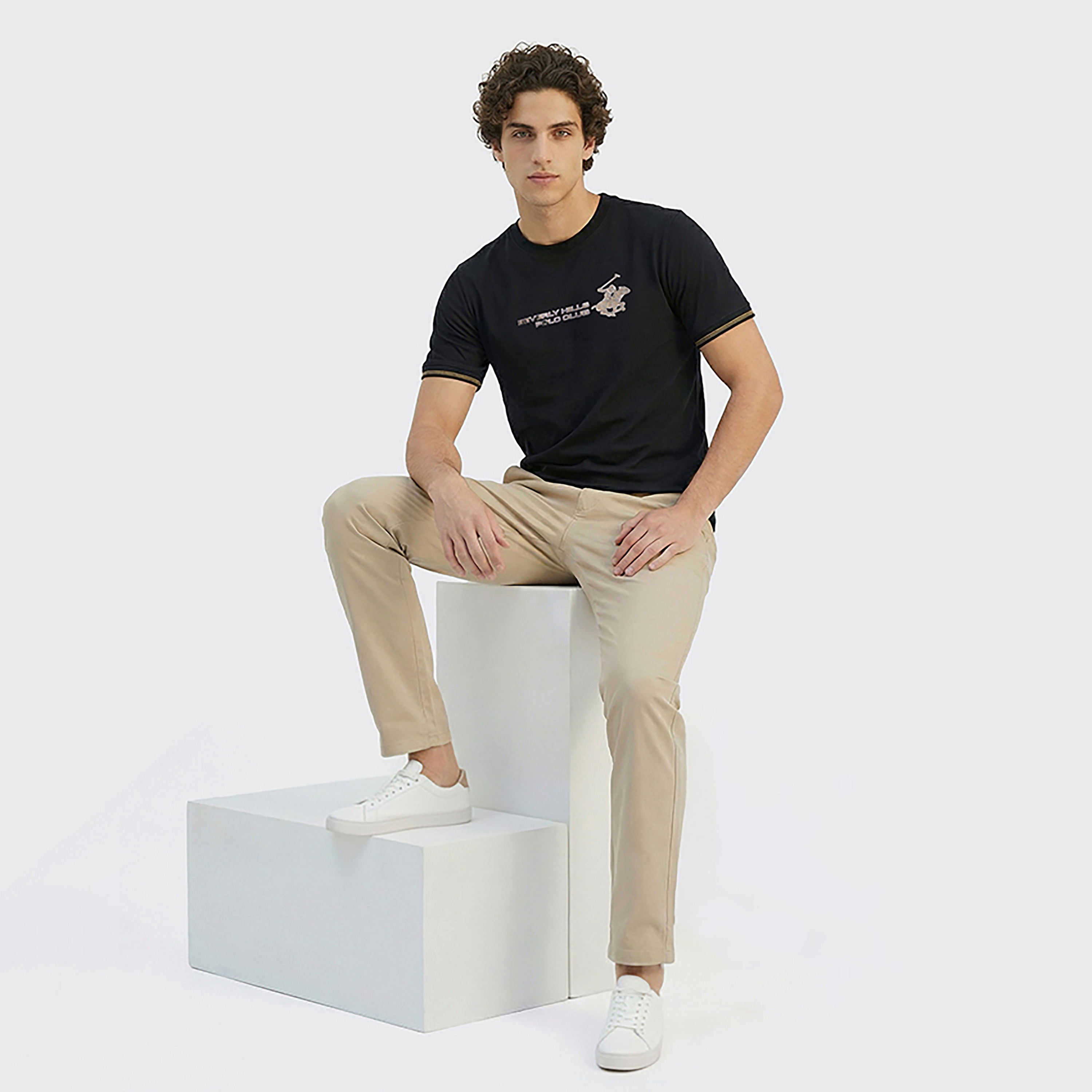تي شيرت رجالي بأكمام قصيرة وياقة دائرية وشعار من بيفرلي هيلز بولو كلوب-men-clothing-tshirtsandpolos-tshirts-image-6