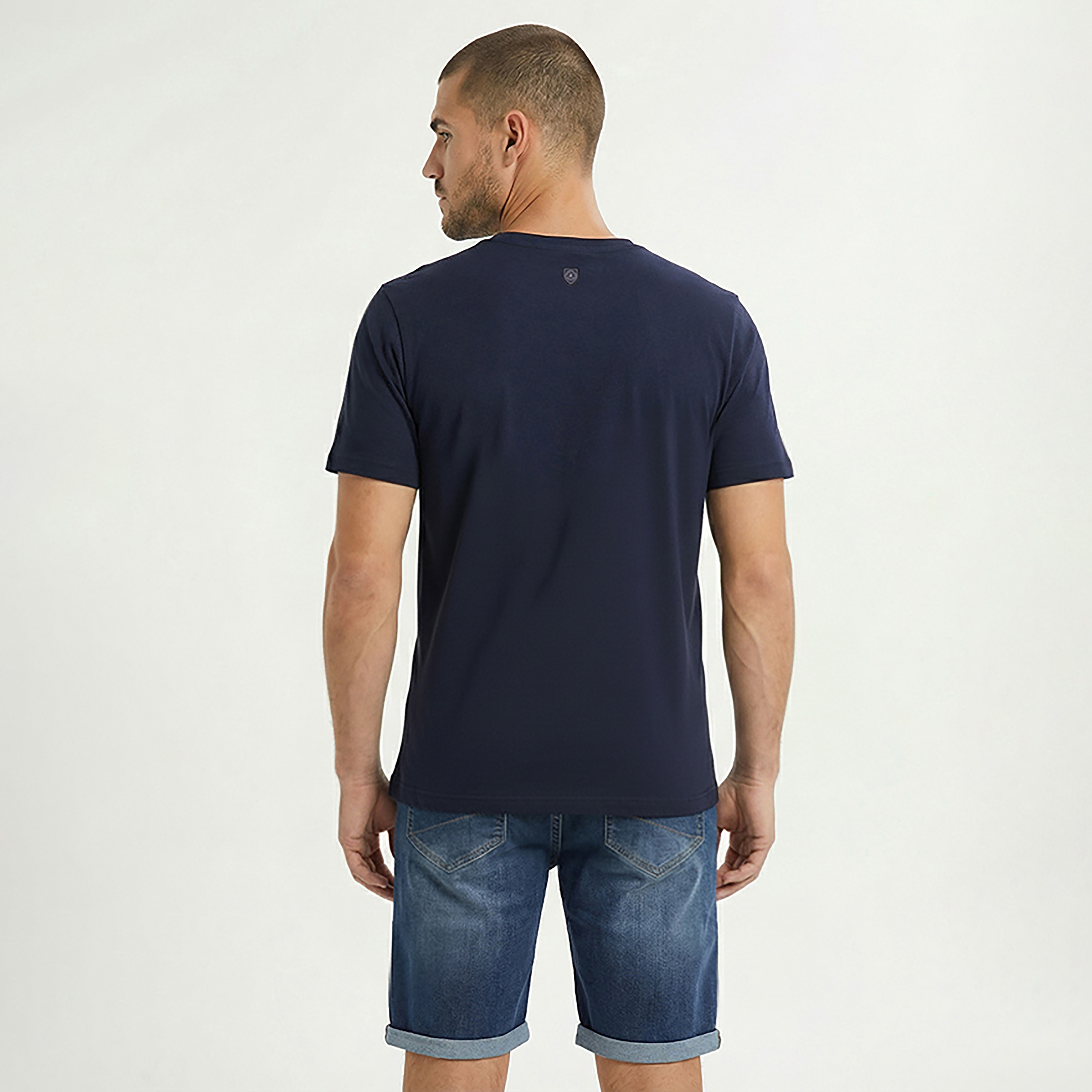 Beverly Hills Polo Club Logo Printed Crew Neck Short Sleeves Men's T-Shirt-men-clothing-tshirtsandpolos-tshirts-image-4