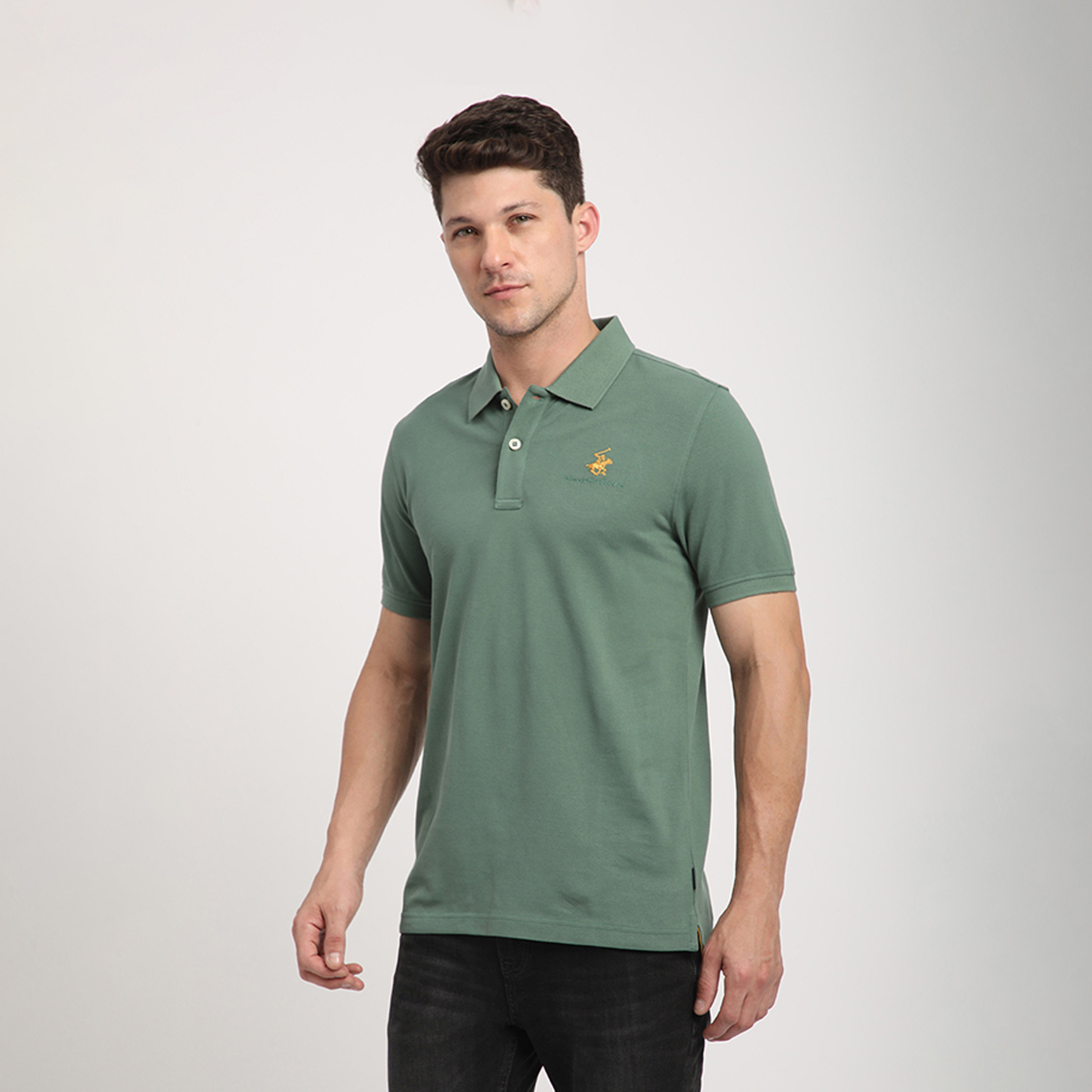 Beverly Hills Polo Club Logo Collared Short Sleeves Polo T-shirt-men-clothing-tshirtsandpolos-polos-image-2