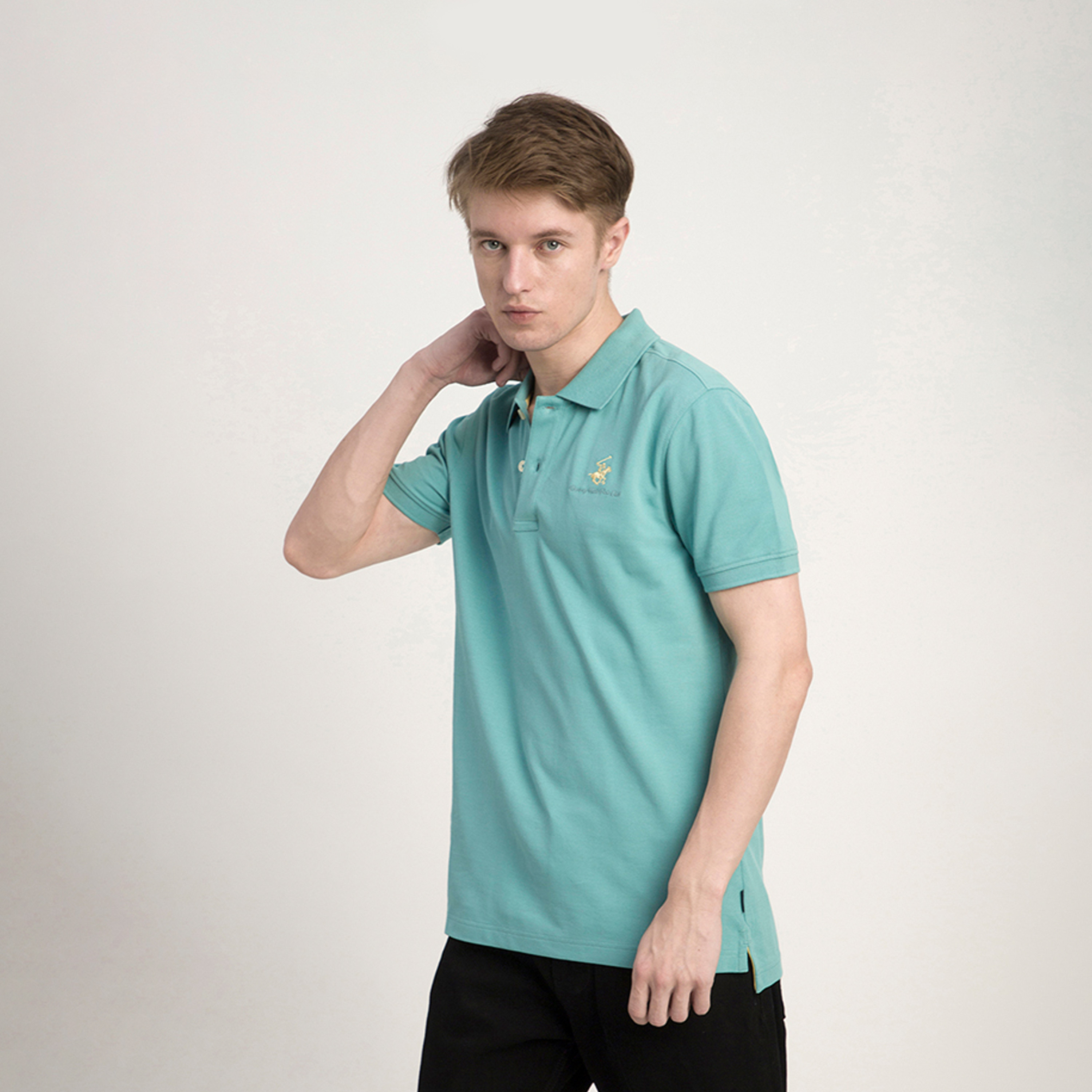 Beverly Hills Polo Club Logo Collared Short Sleeves Polo T-shirt-men-clothing-tshirtsandpolos-polos-image-2