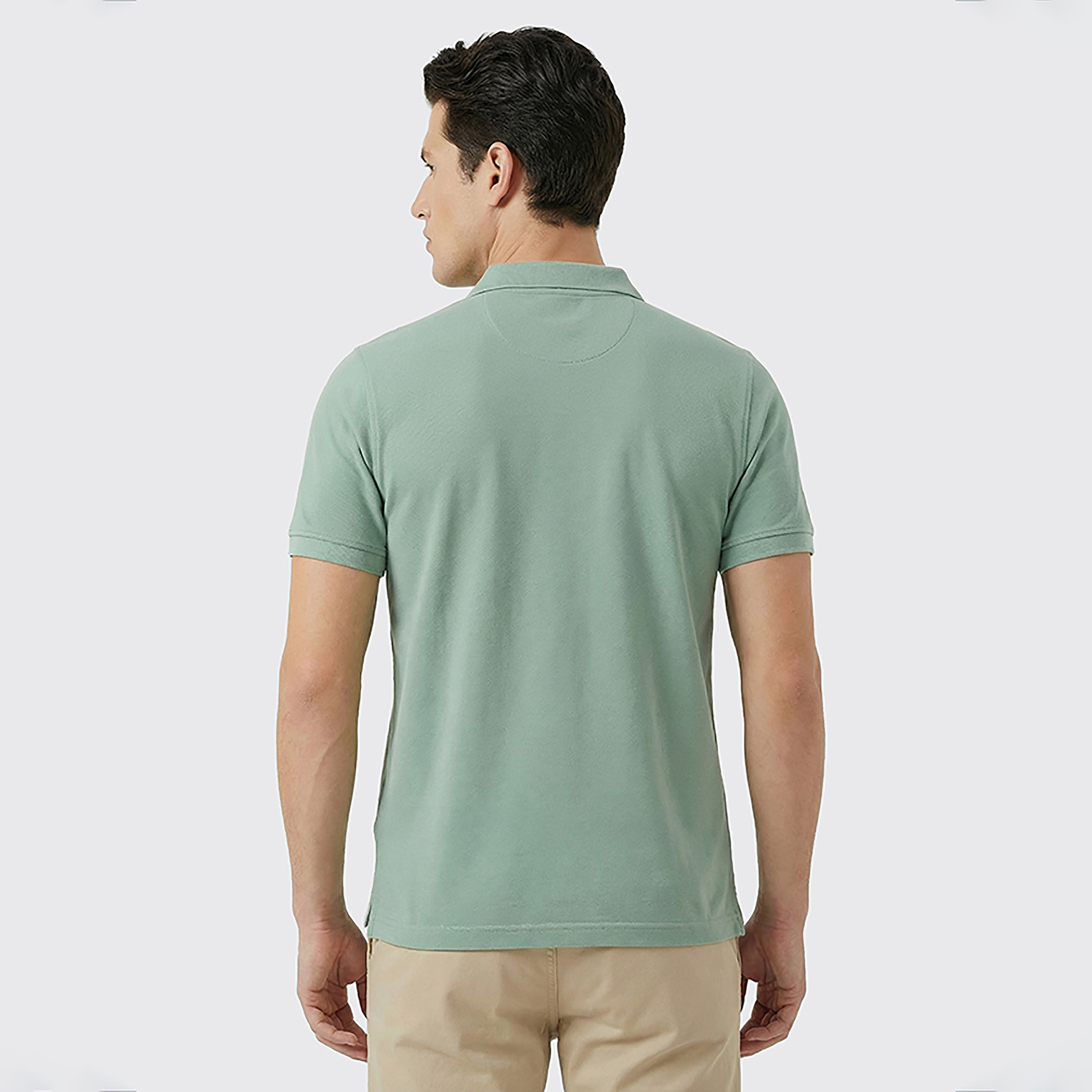 Beverly Hills Polo Club Plain Collared Short Sleeves Men's Polo T-Shirt-men-clothing-tshirtsandpolos-polos-image-4
