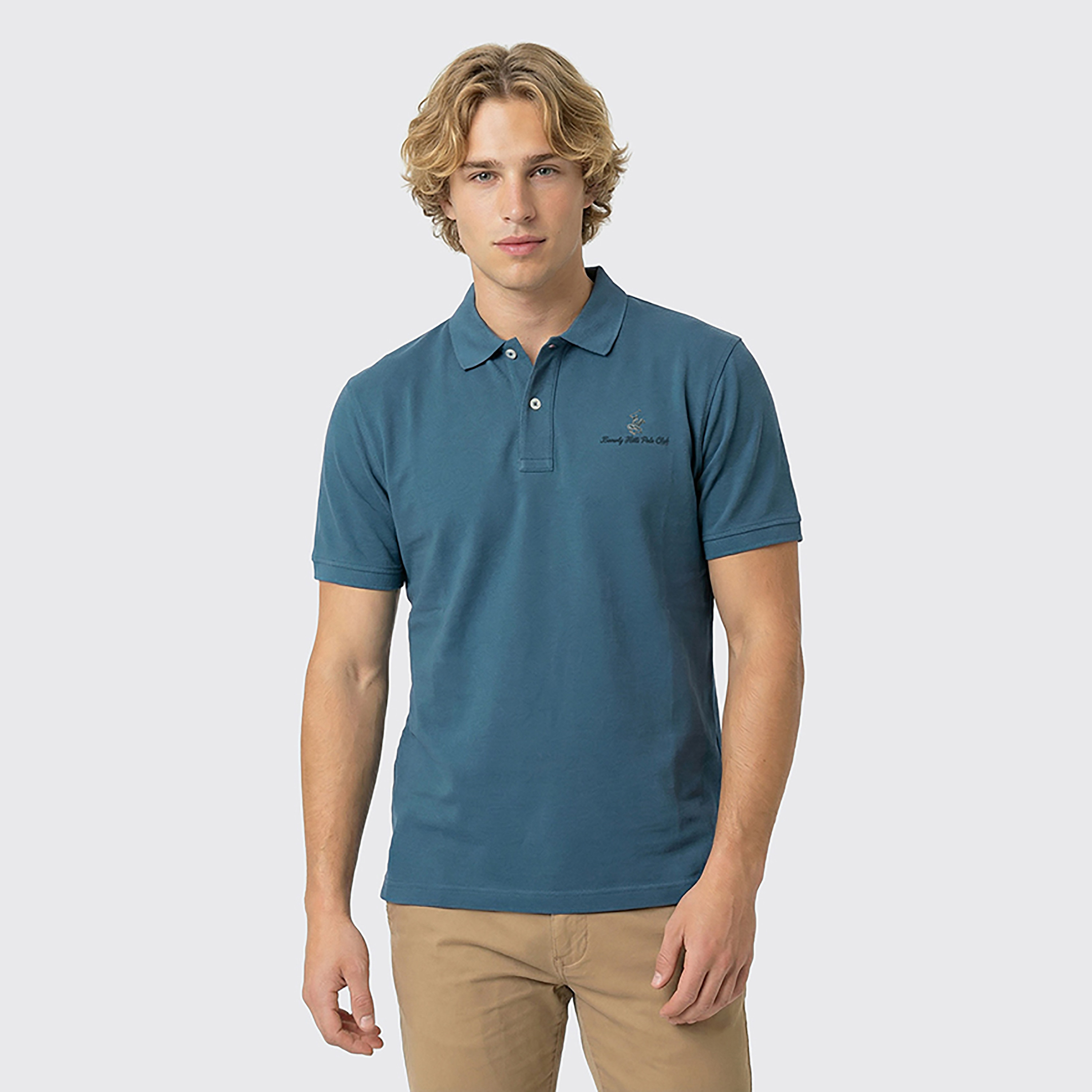 Beverly Hills Polo Club Plain Collared Short Sleeves Men's Polo T-Shirt-men-clothing-tshirtsandpolos-polos-image-9
