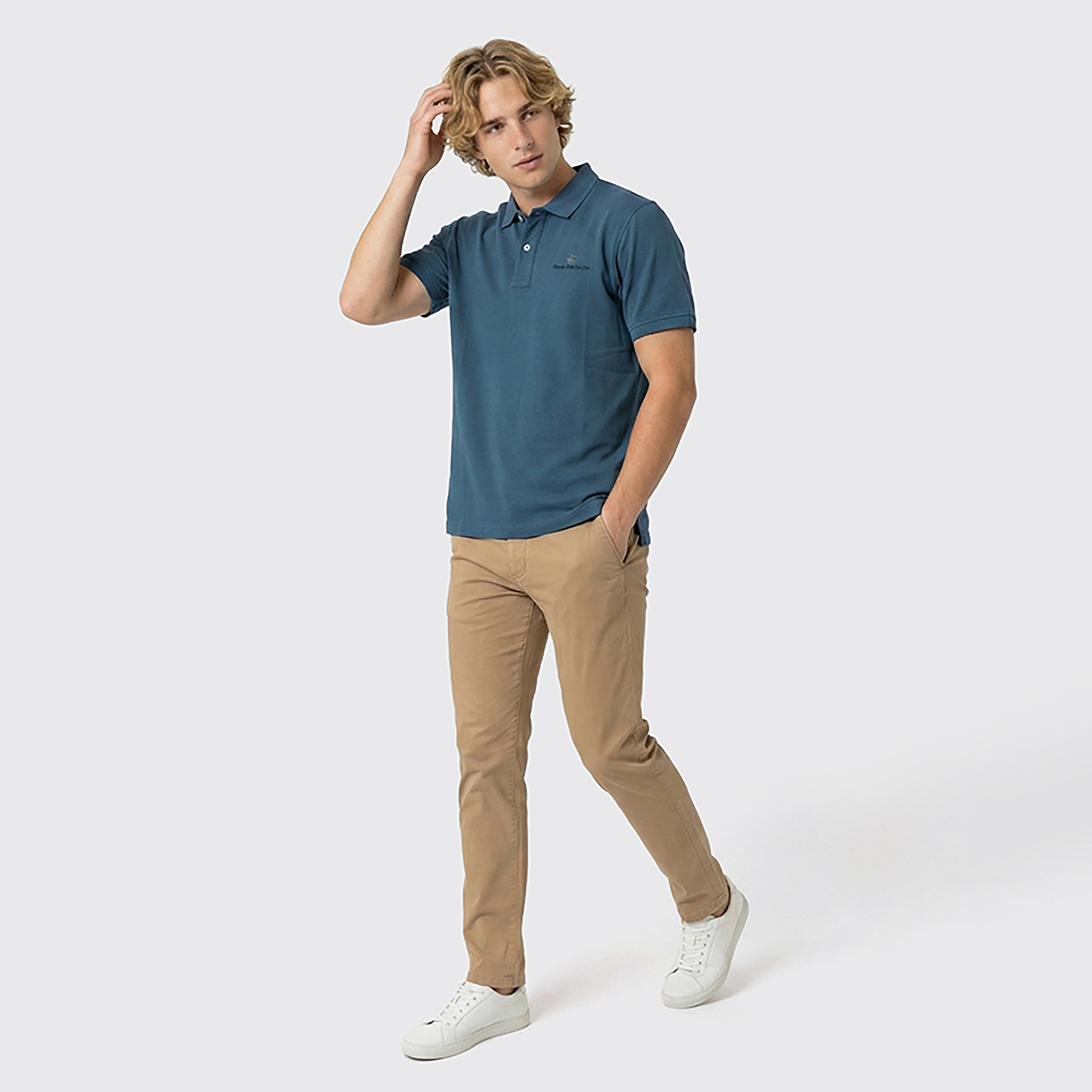 Beverly Hills Polo Club Plain Collared Short Sleeves Men's Polo T-Shirt-men-clothing-tshirtsandpolos-polos-image-11