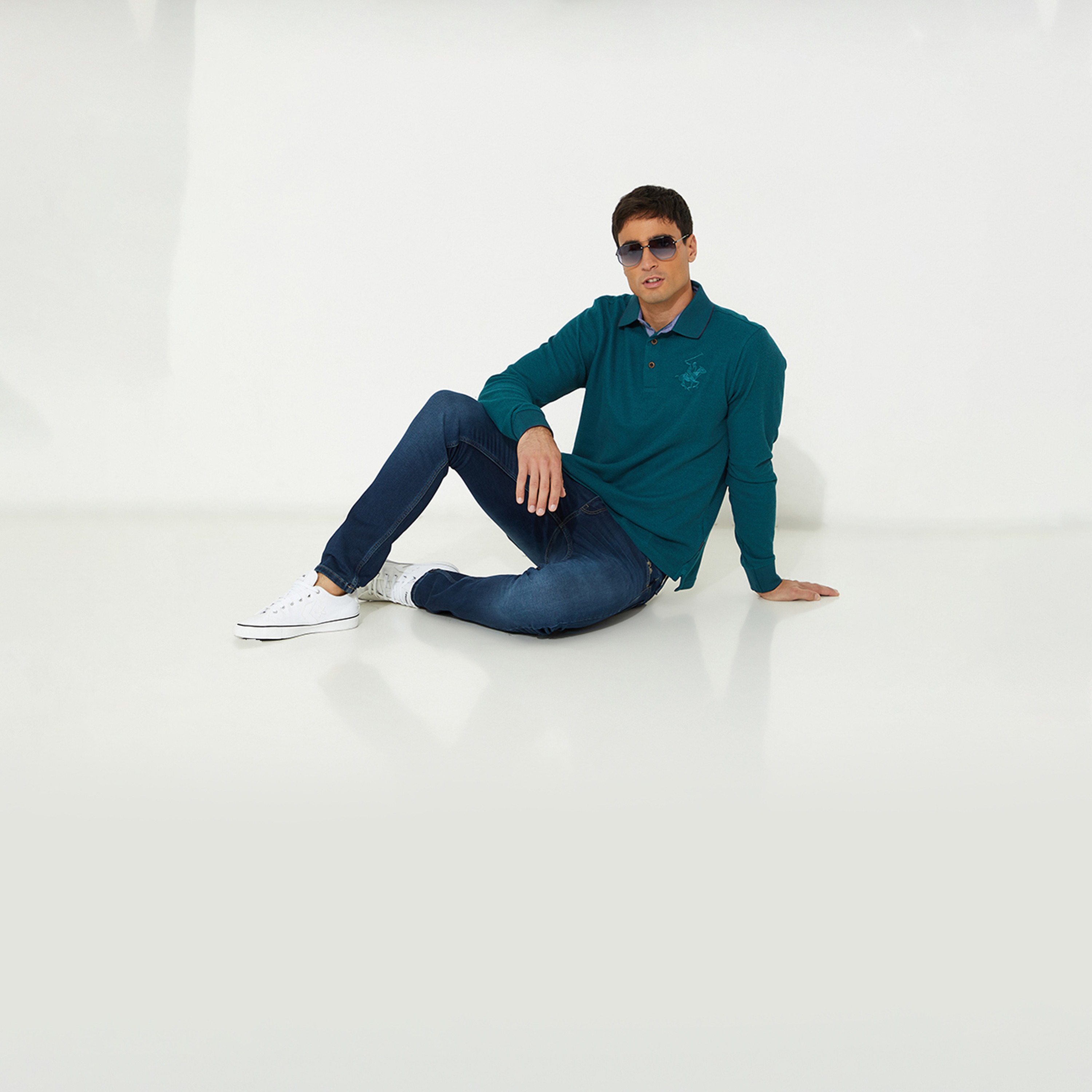 Beverly Hills Polo Club Men's Logo Collared Long Sleeve Polo-men-clothing-tshirtsandpolos-tshirts-image-4